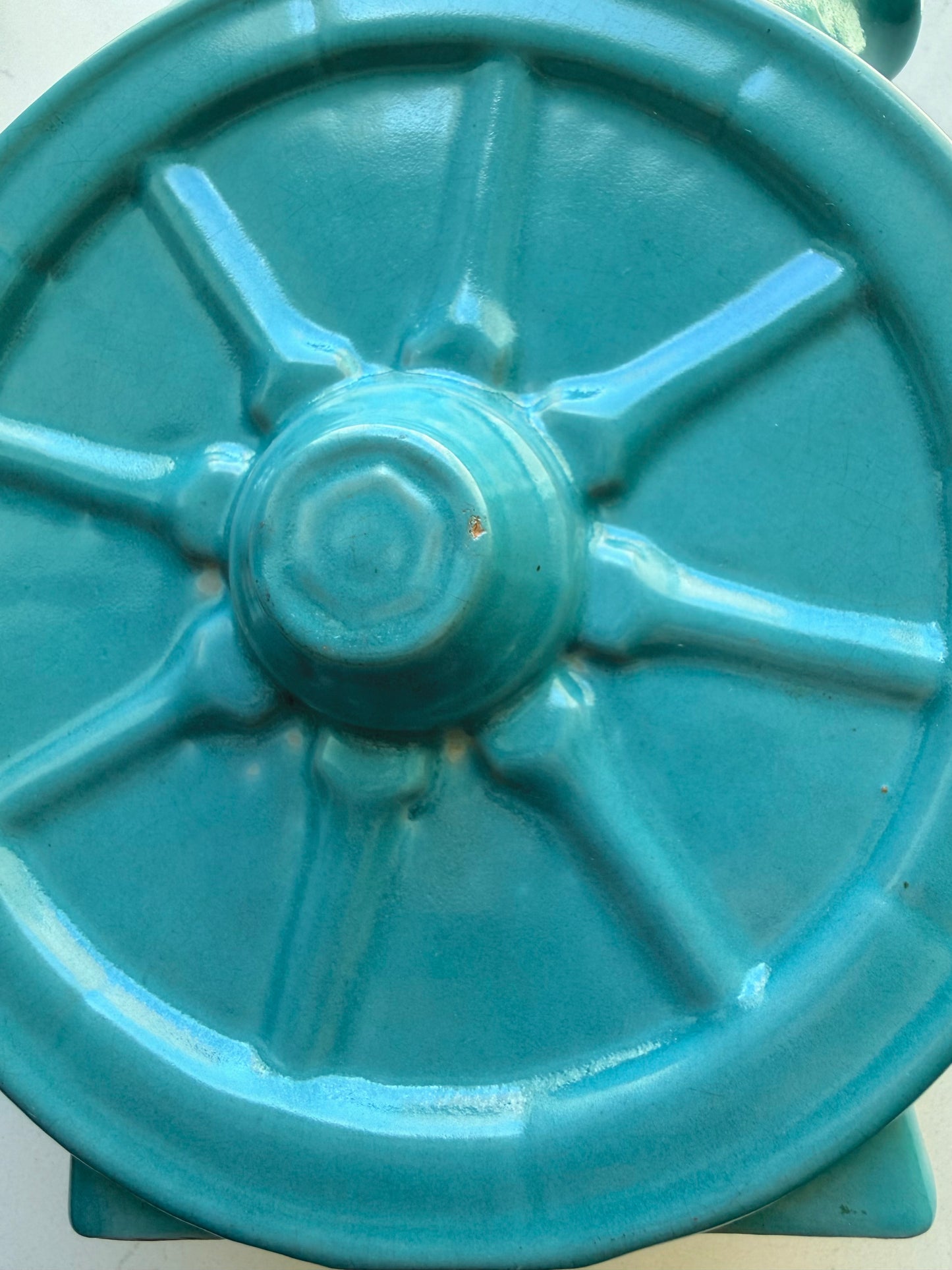 Vintage Frankoma Wagon Wheel Pitcher