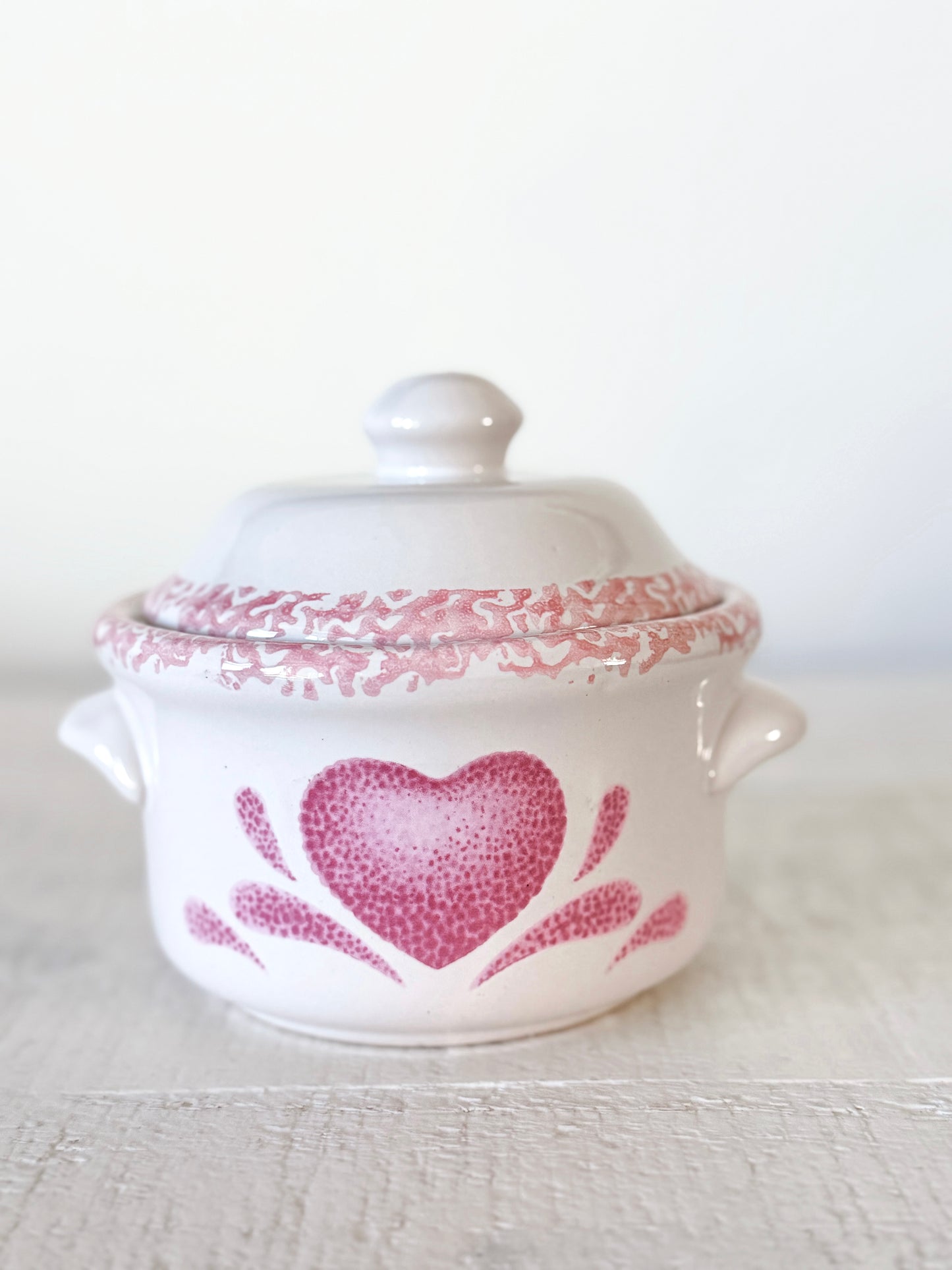 Vintage Lidded Heart Dish