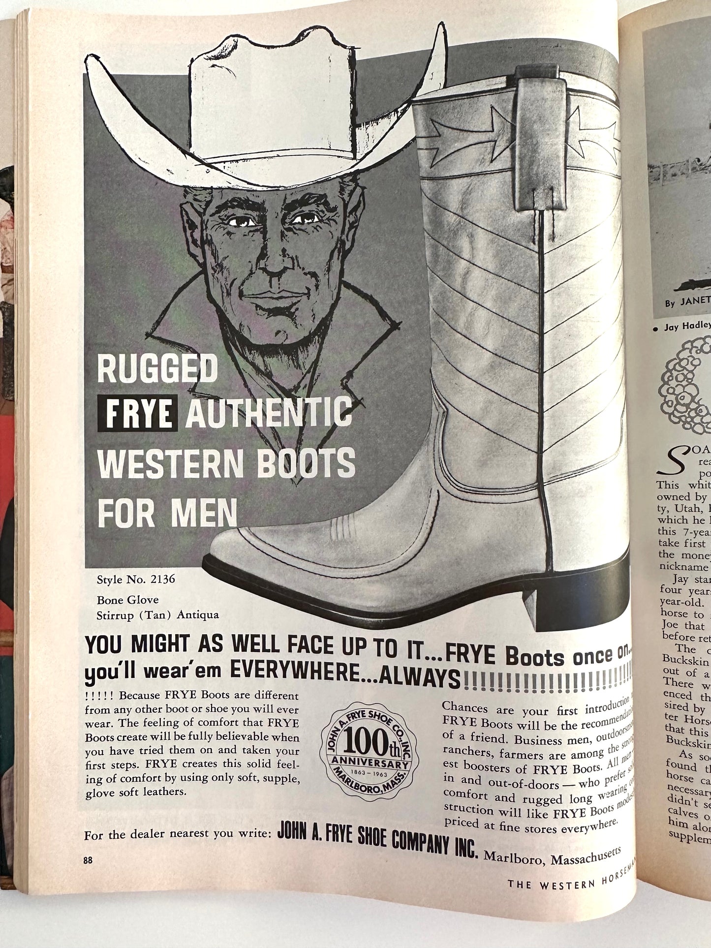 Vintage Western Horseman Magazine 1963