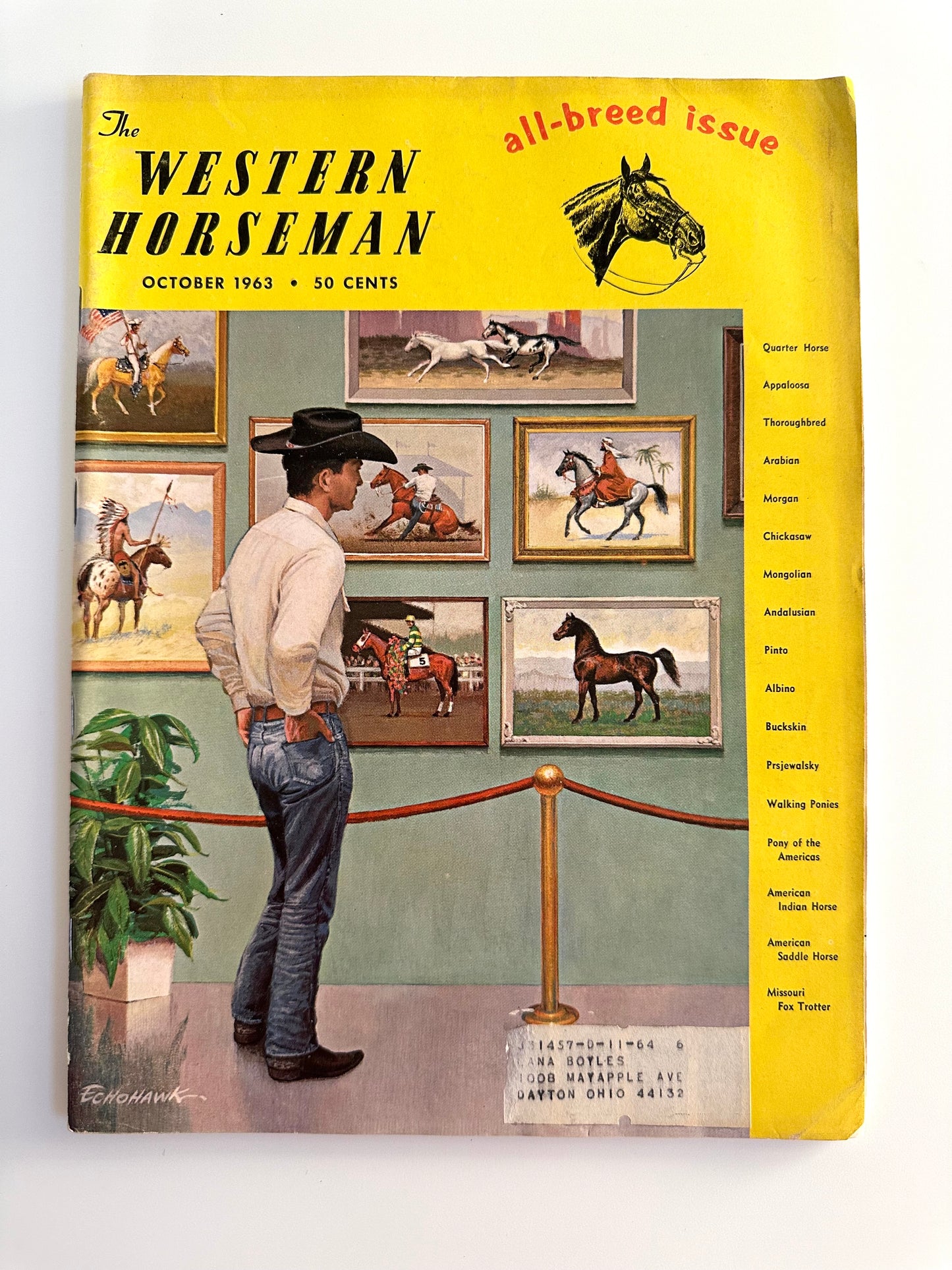 Vintage Western Horseman Magazine 1963