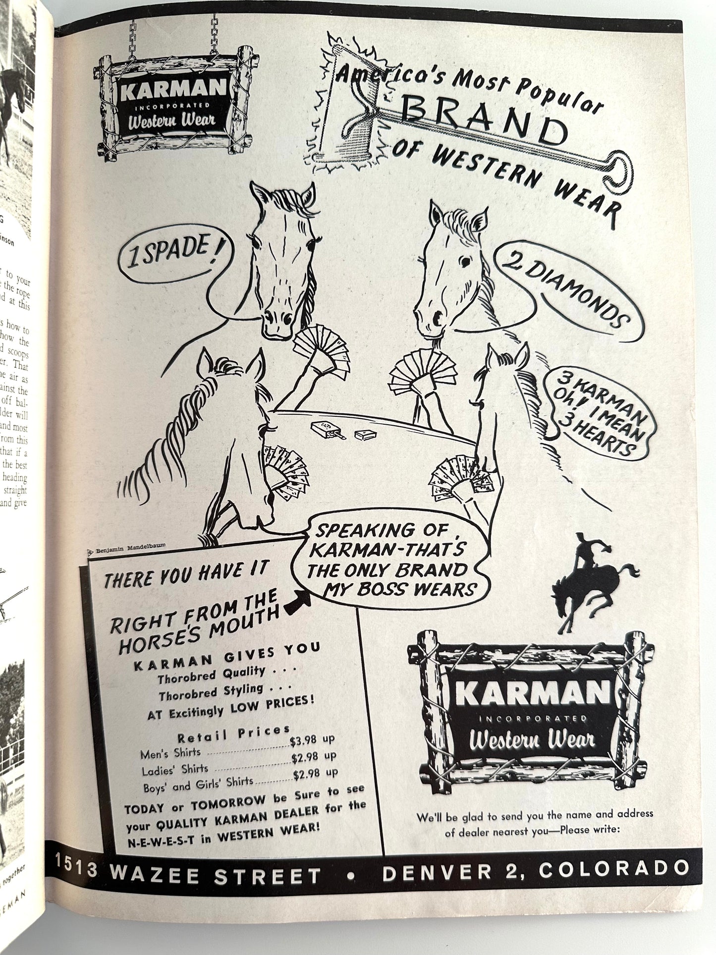 Vintage Western Horseman Magazine 1963