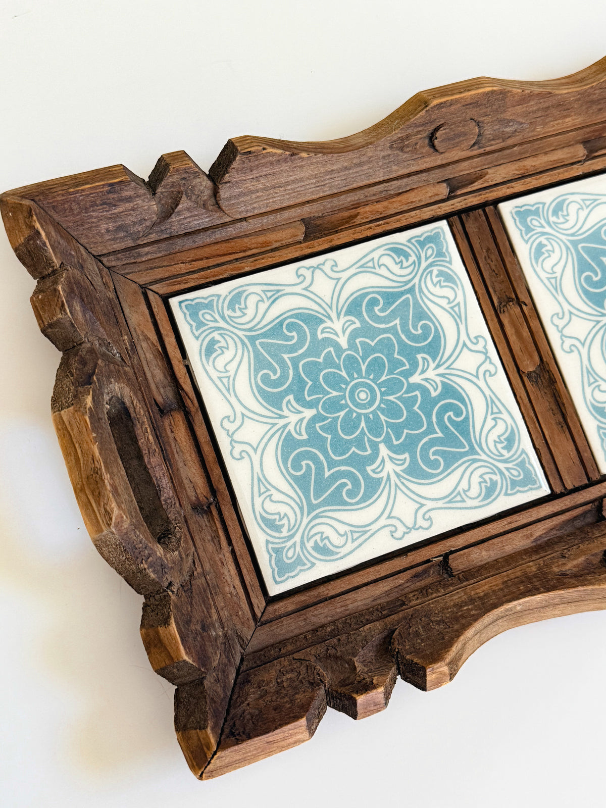 Vintage Double Tile Tray