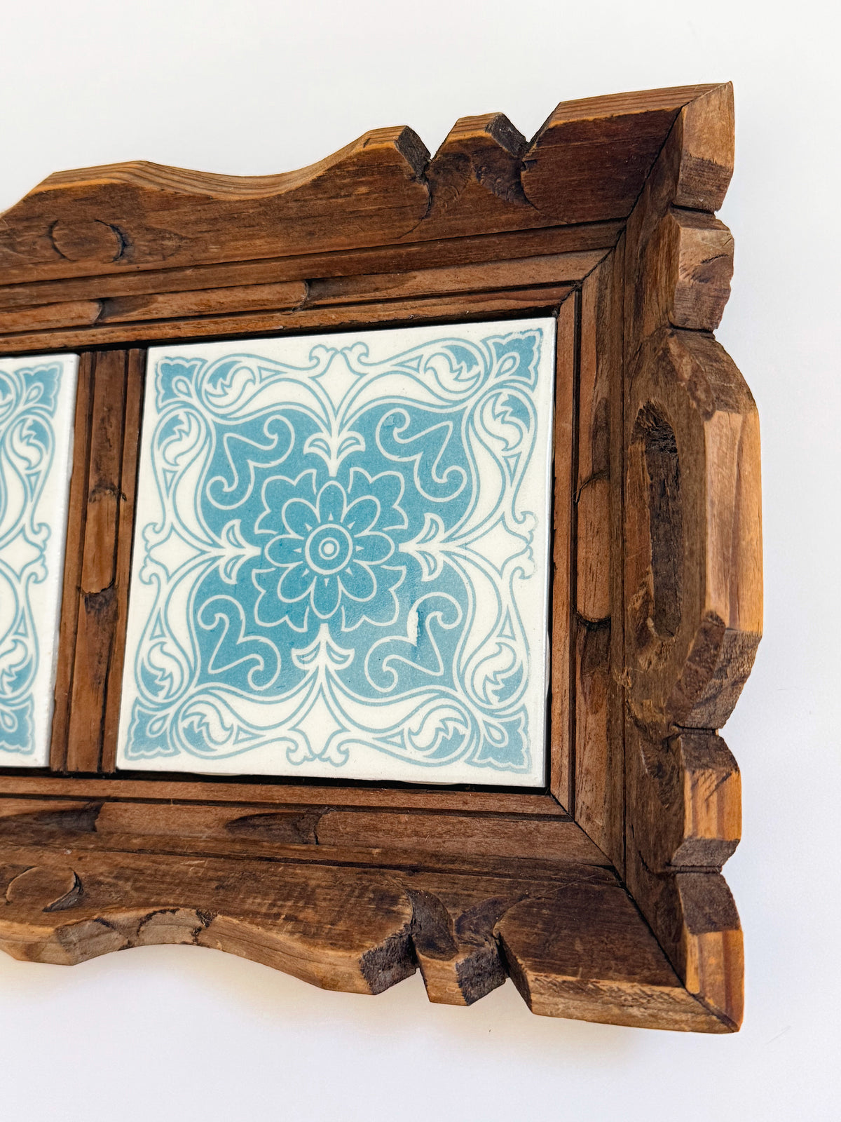 Vintage Double Tile Tray