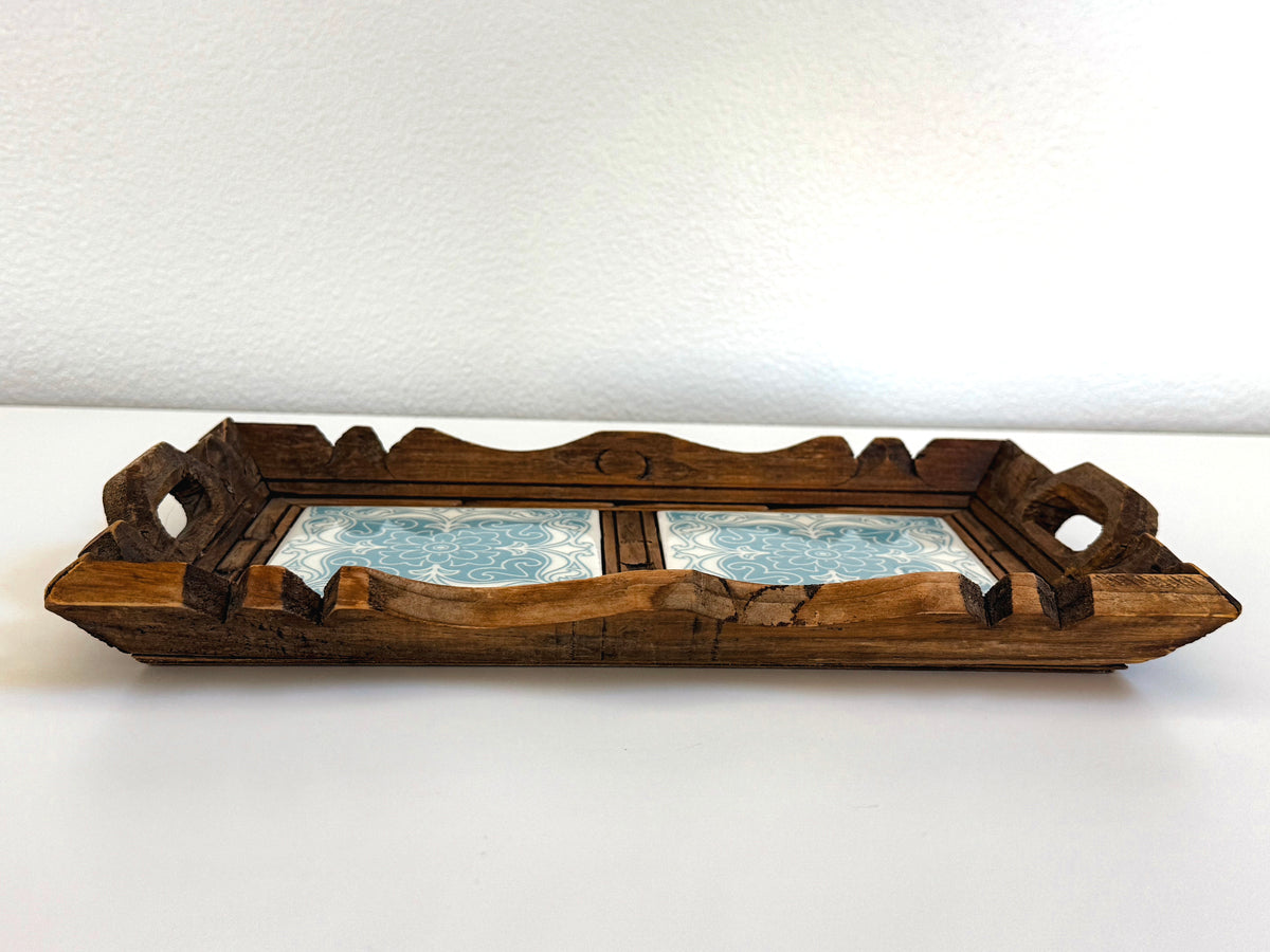Vintage Double Tile Tray