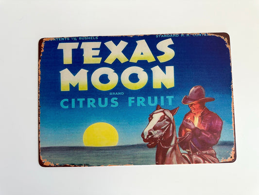 Metal Produce Label Sign