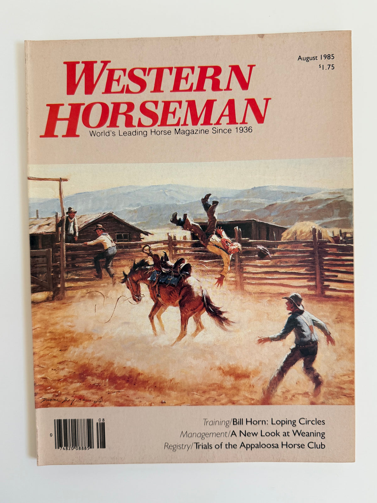 Vintage Western Horseman Magazine 1985