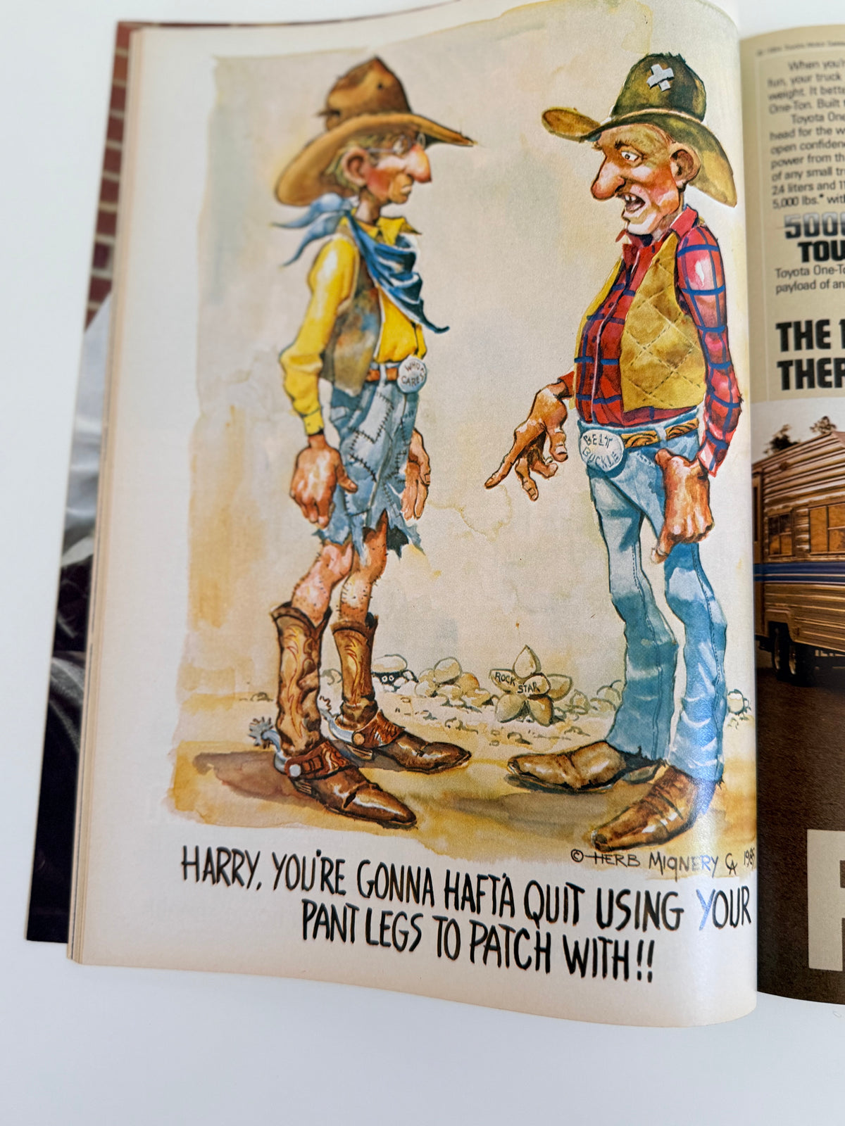 Vintage Western Horseman Magazine 1985