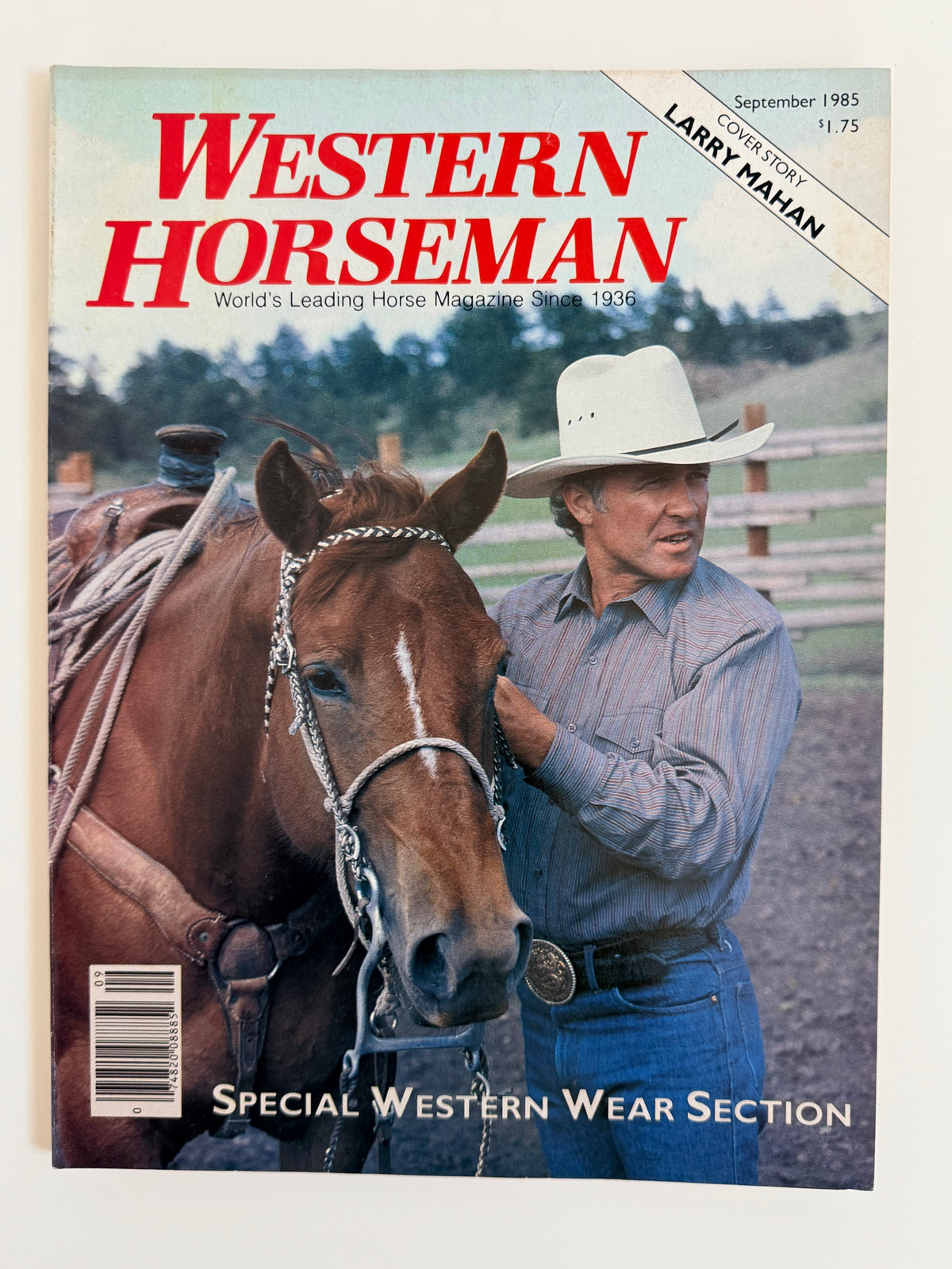 Vintage Western Horseman Magazine 1985