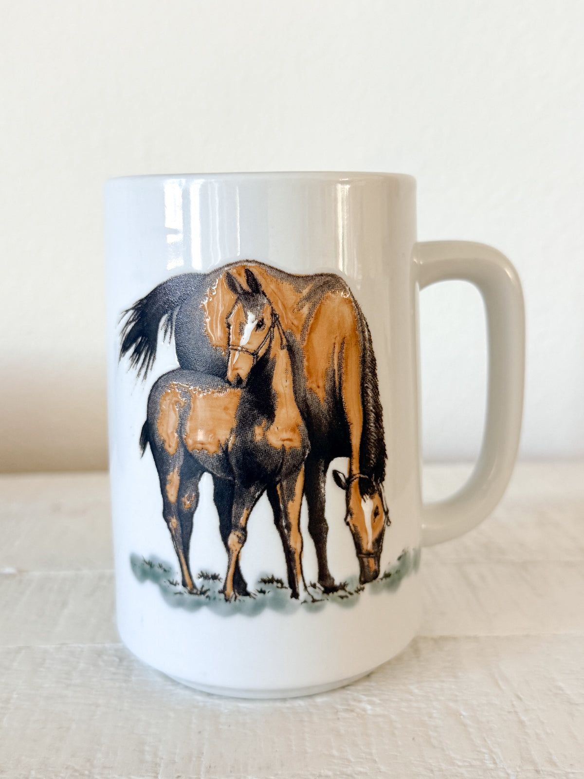 Vintage Mama Horse Mug