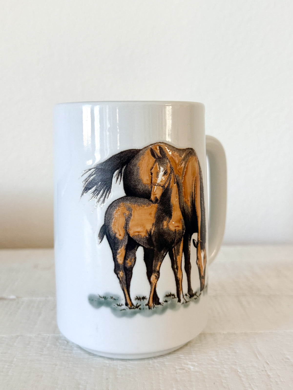 Vintage Mama Horse Mug