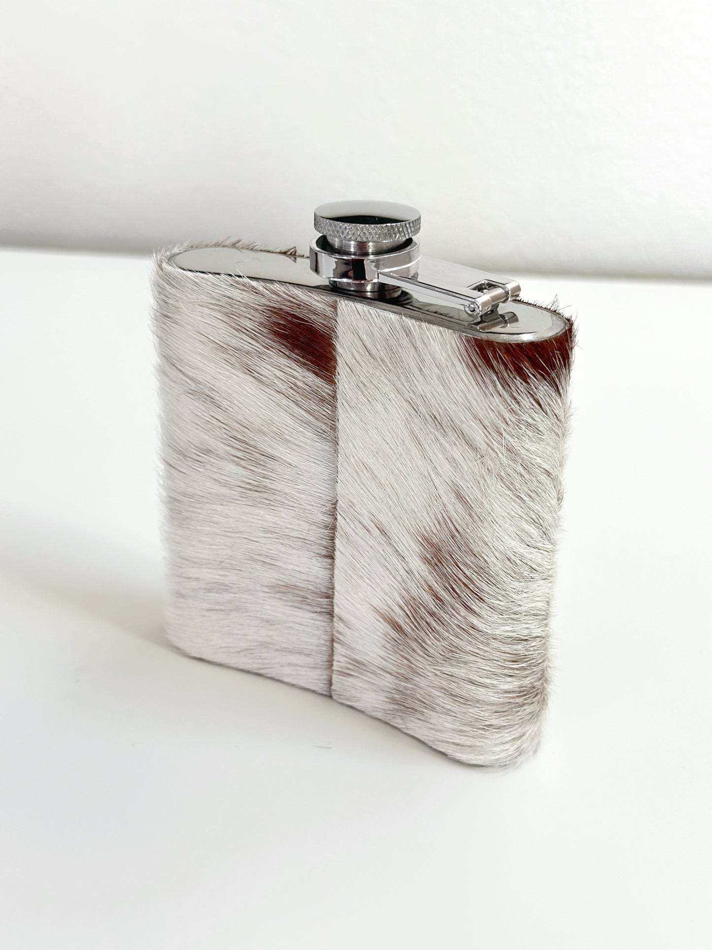 Cowhide Flask