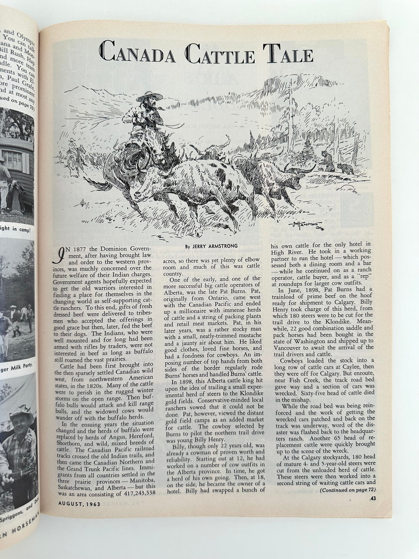 Vintage Western Horseman Magazine 1963