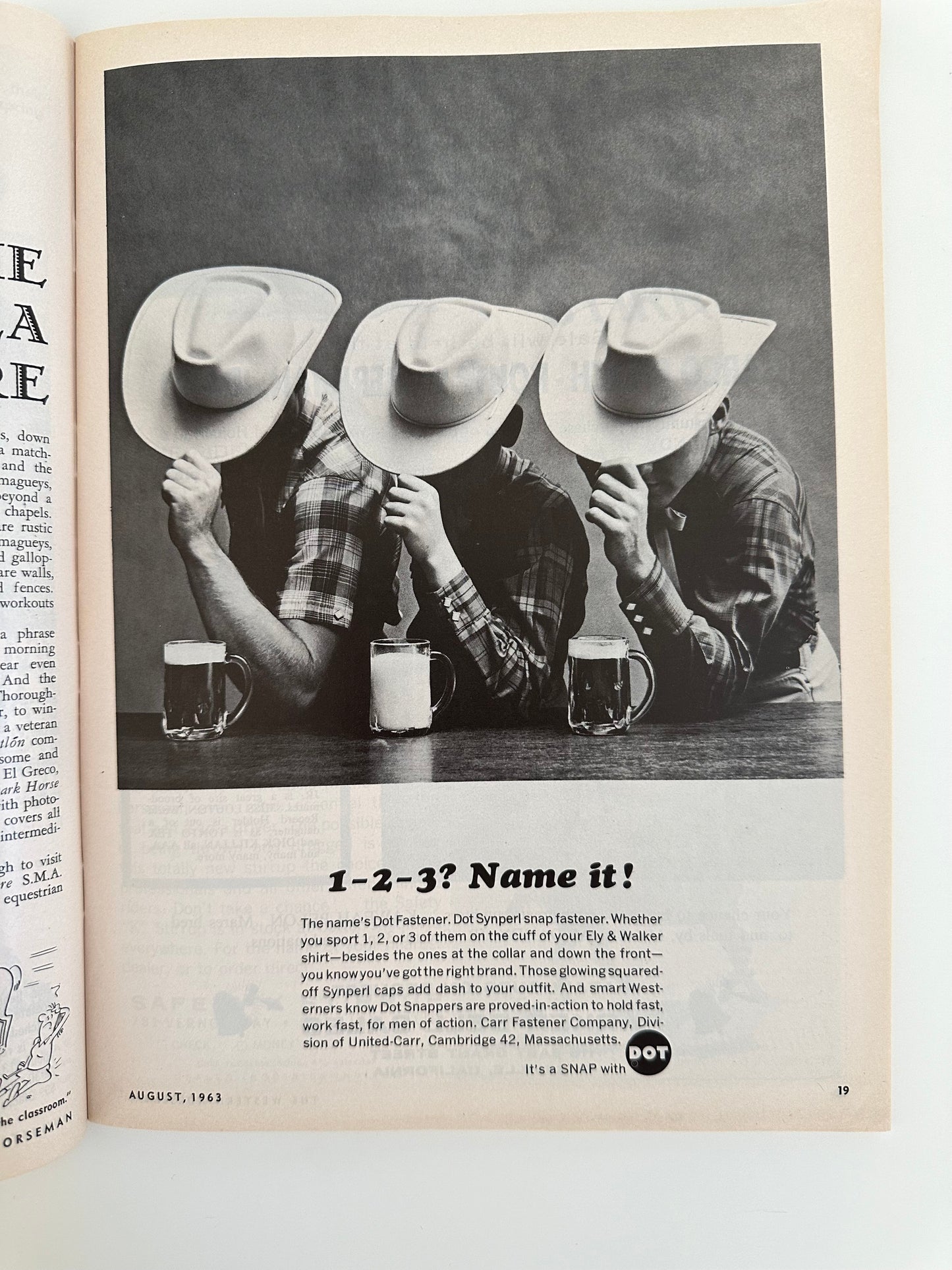 Vintage Western Horseman Magazine 1963