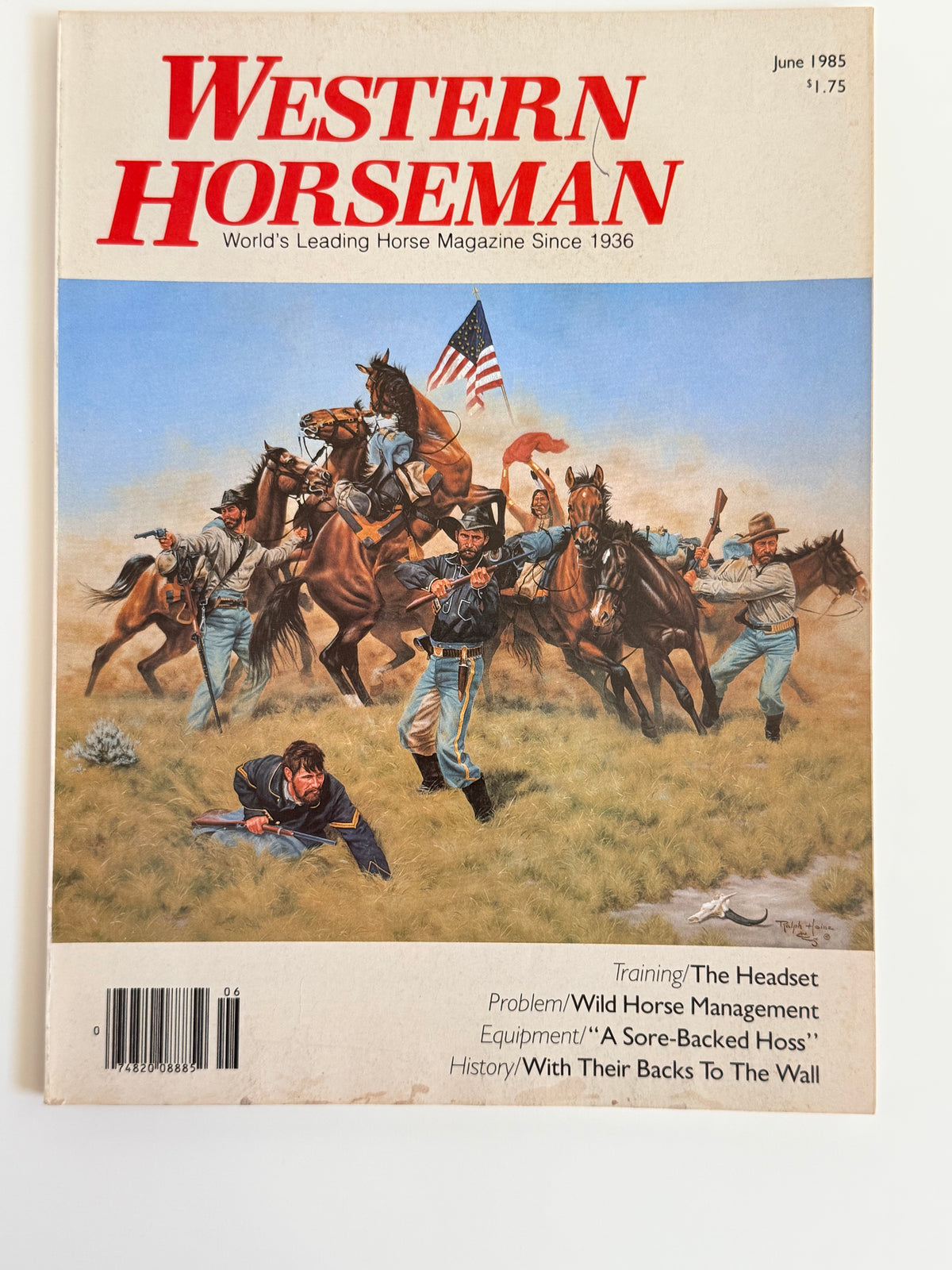 Vintage Western Horseman Magazine 1985