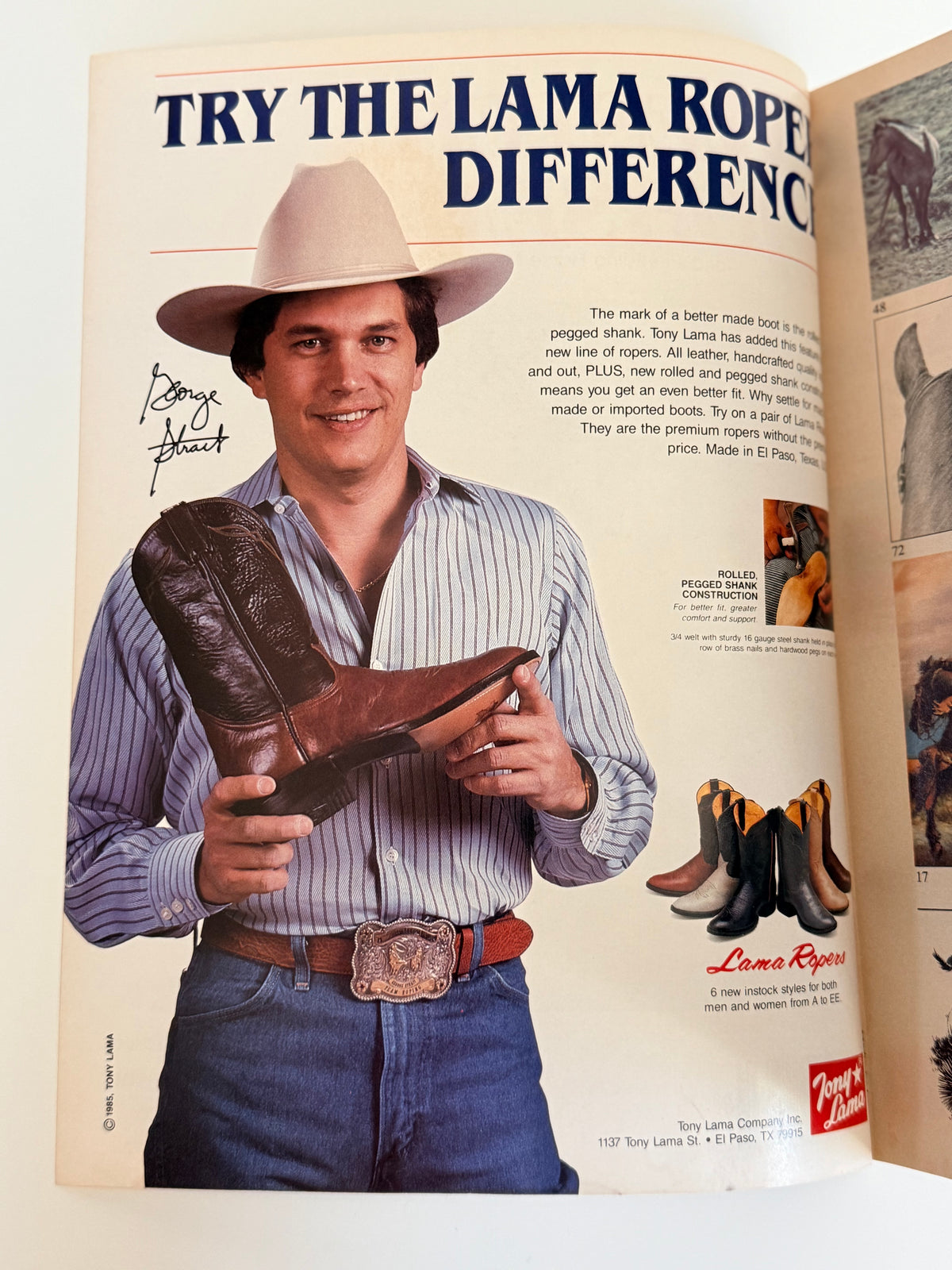 Vintage Western Horseman Magazine 1985