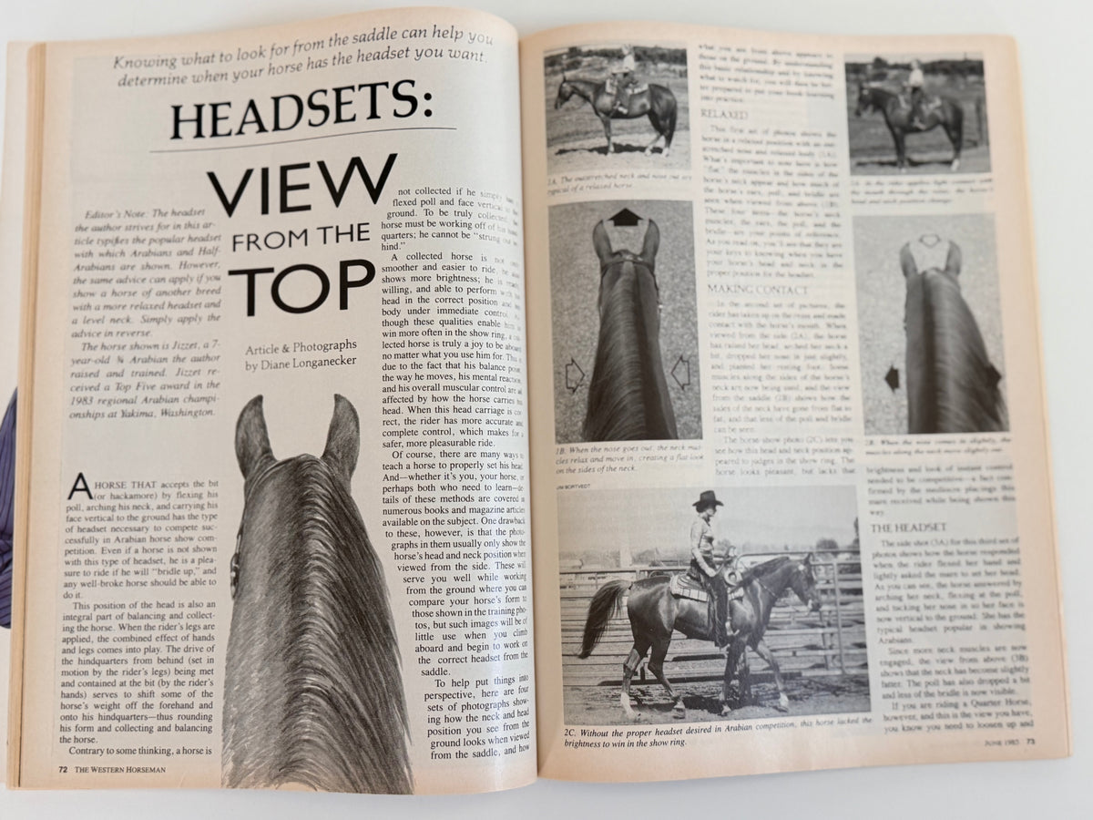 Vintage Western Horseman Magazine 1985