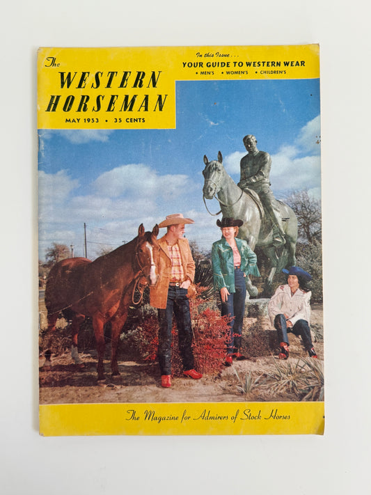 Vintage Western Horseman Magazine 1953