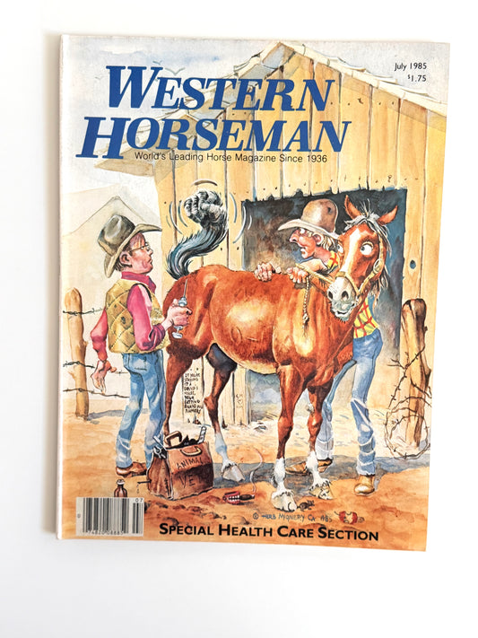 Vintage Western Horseman Magazine 1985