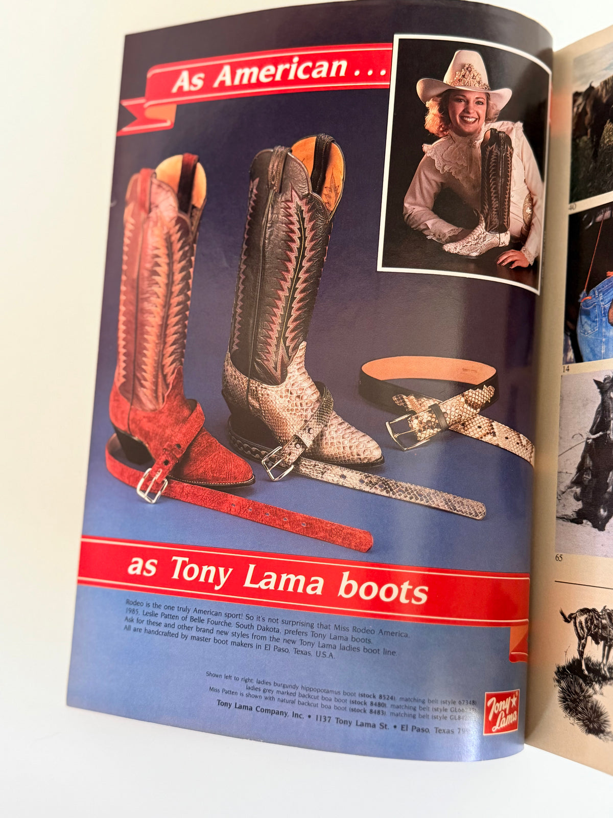 Vintage Western Horseman Magazine 1985