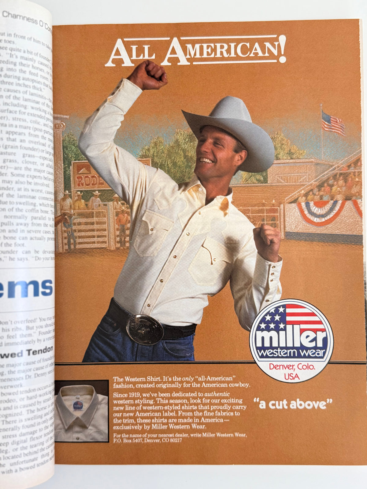 Vintage Western Horseman Magazine 1985