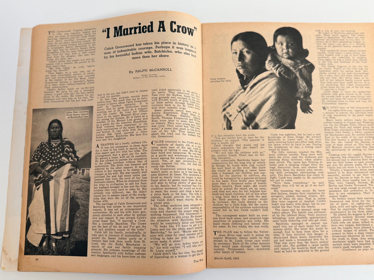 Vintage True West Magazine 1965