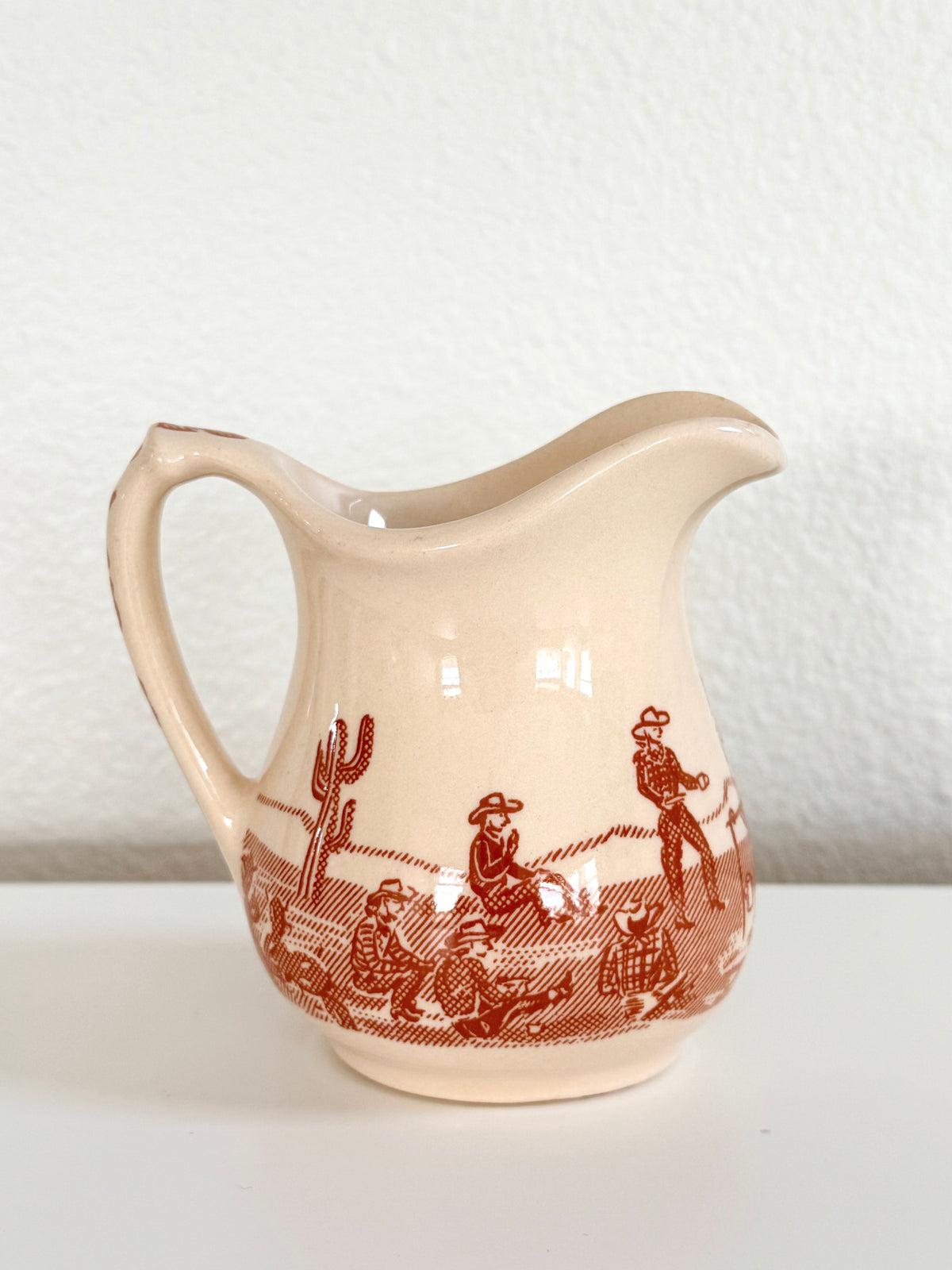 Vintage Wallace China Chuck Wagon Creamer