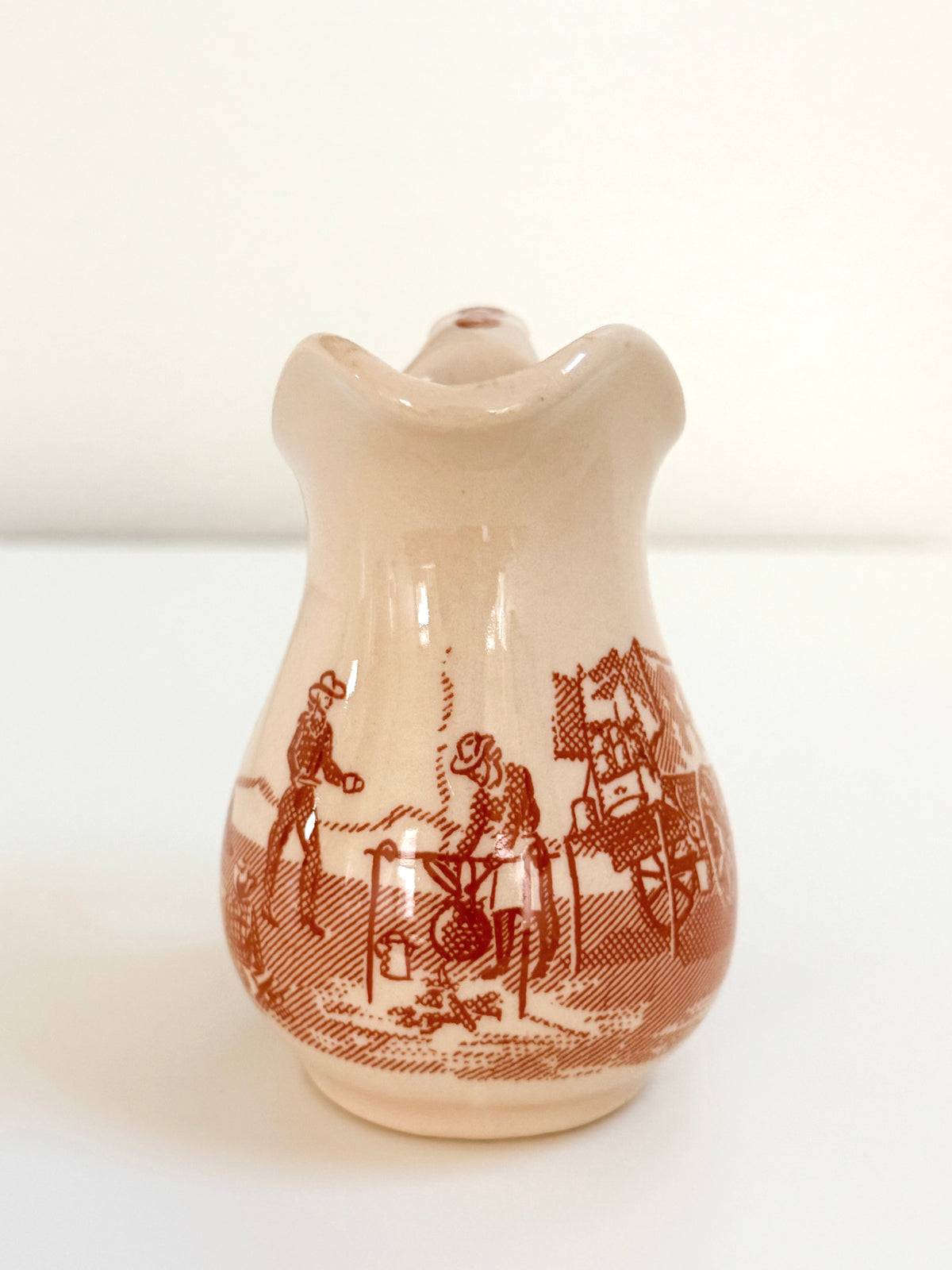 Vintage Wallace China Chuck Wagon Creamer