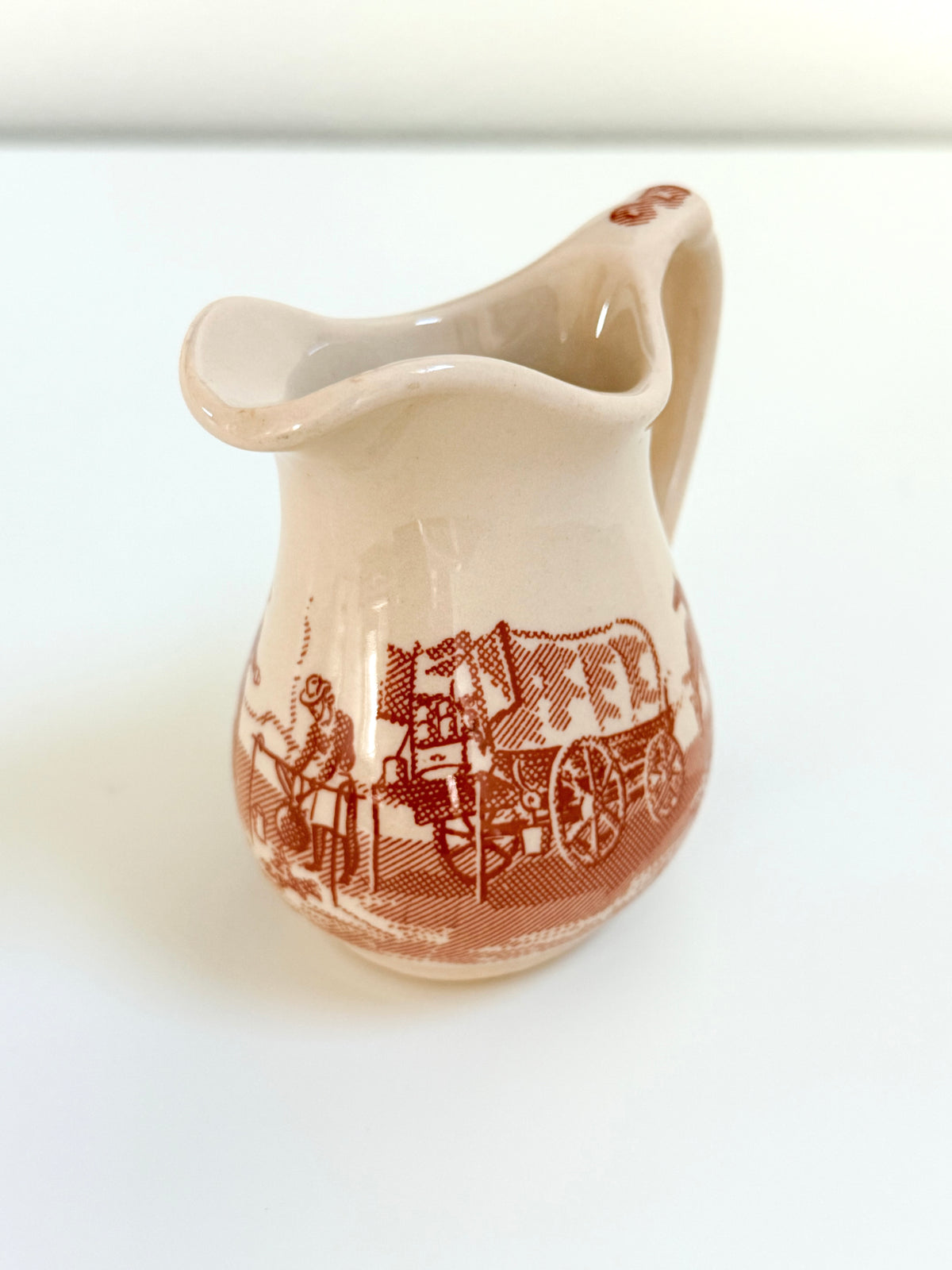 Vintage Wallace China Chuck Wagon Creamer
