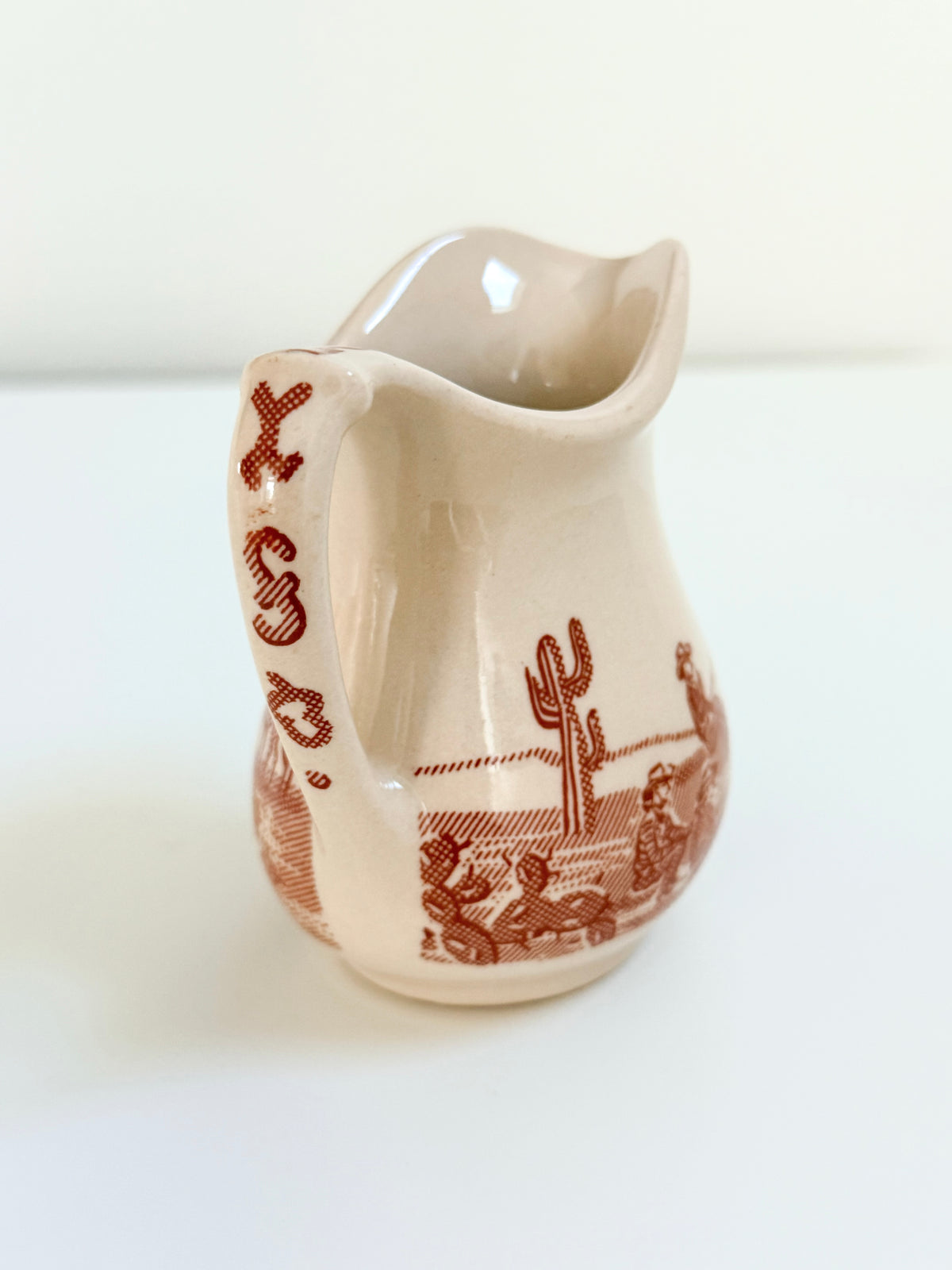 Vintage Wallace China Chuck Wagon Creamer