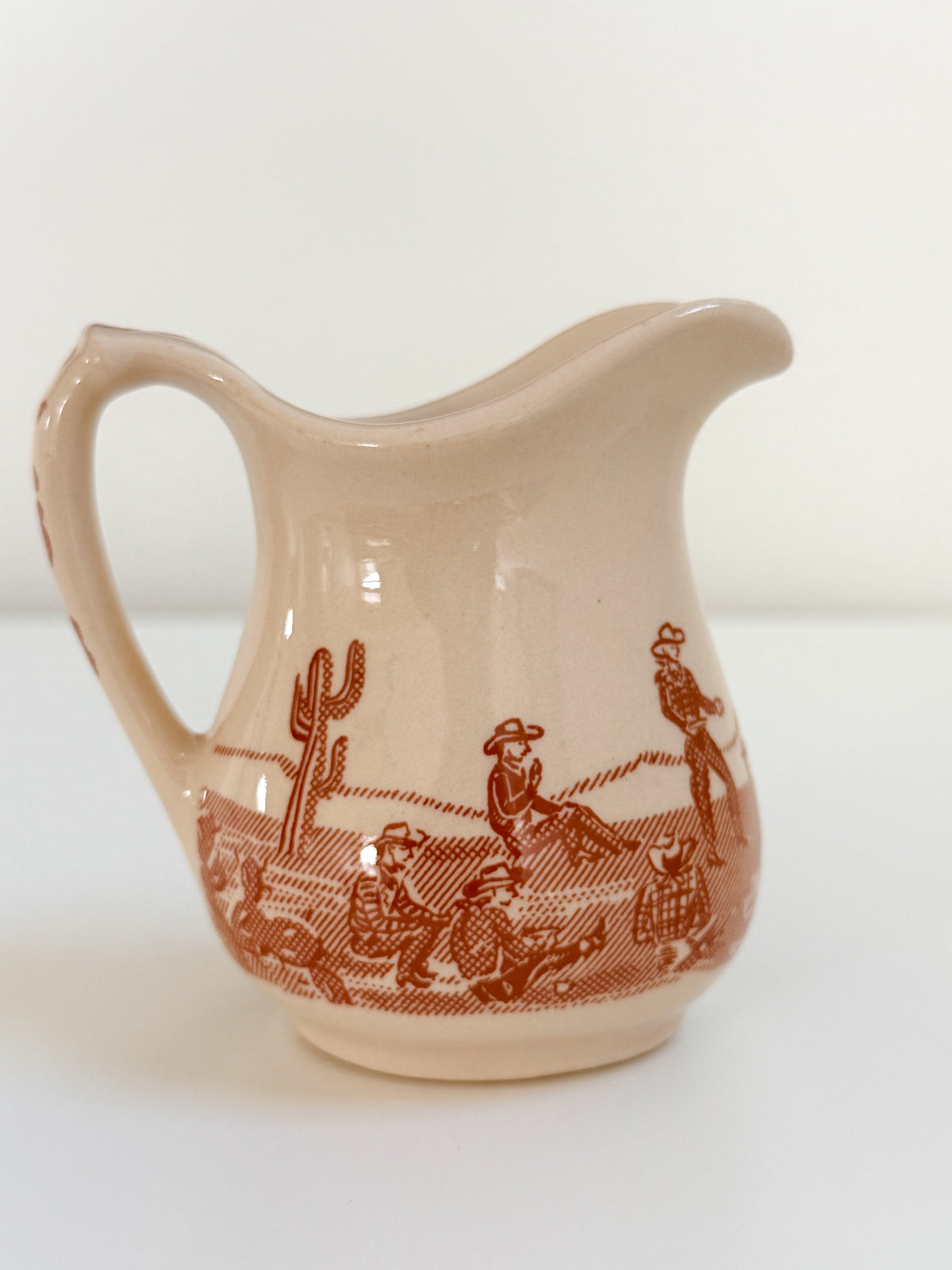 Vintage Wallace China Chuck Wagon Creamer