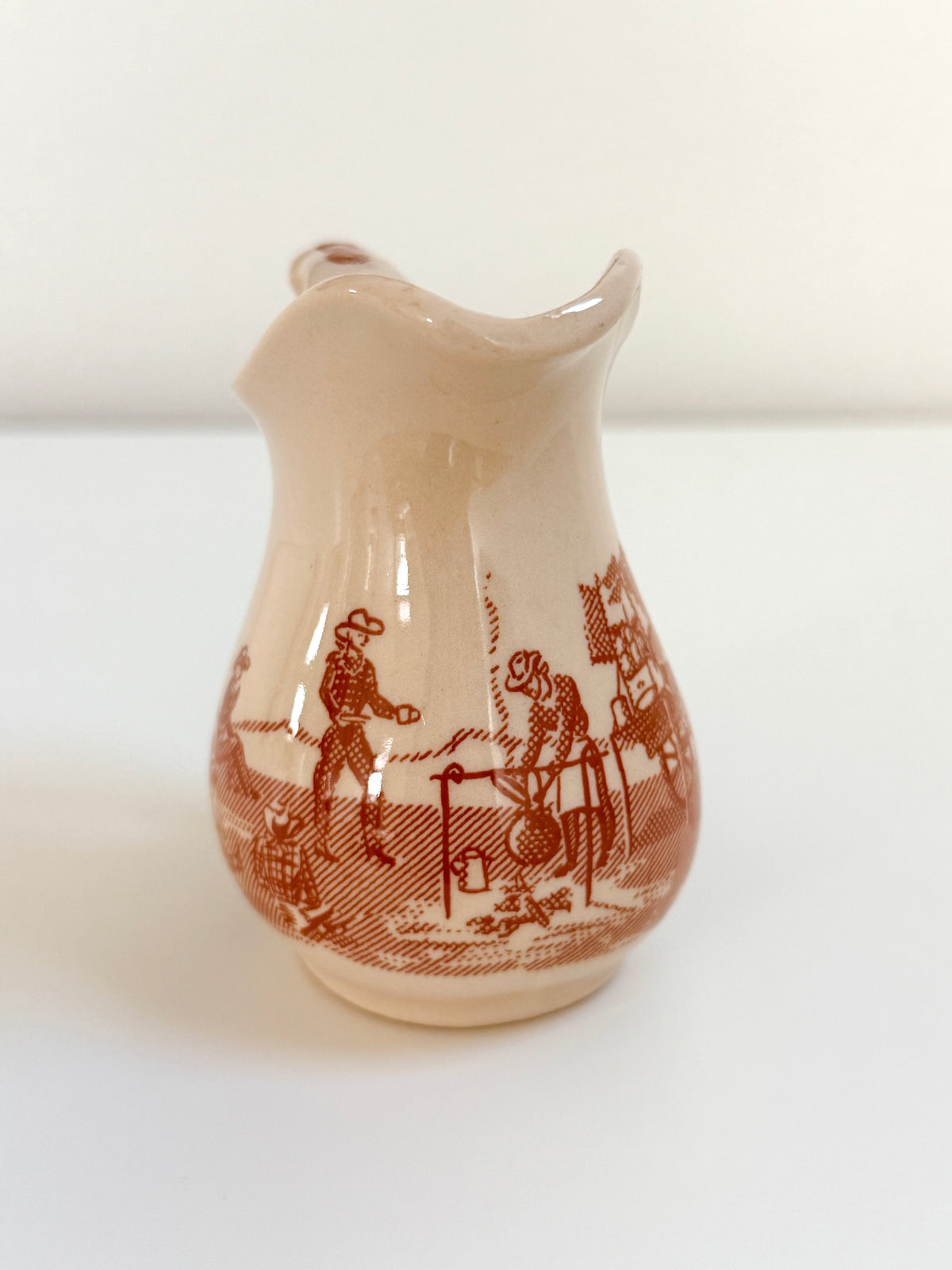 Vintage Wallace China Chuck Wagon Creamer