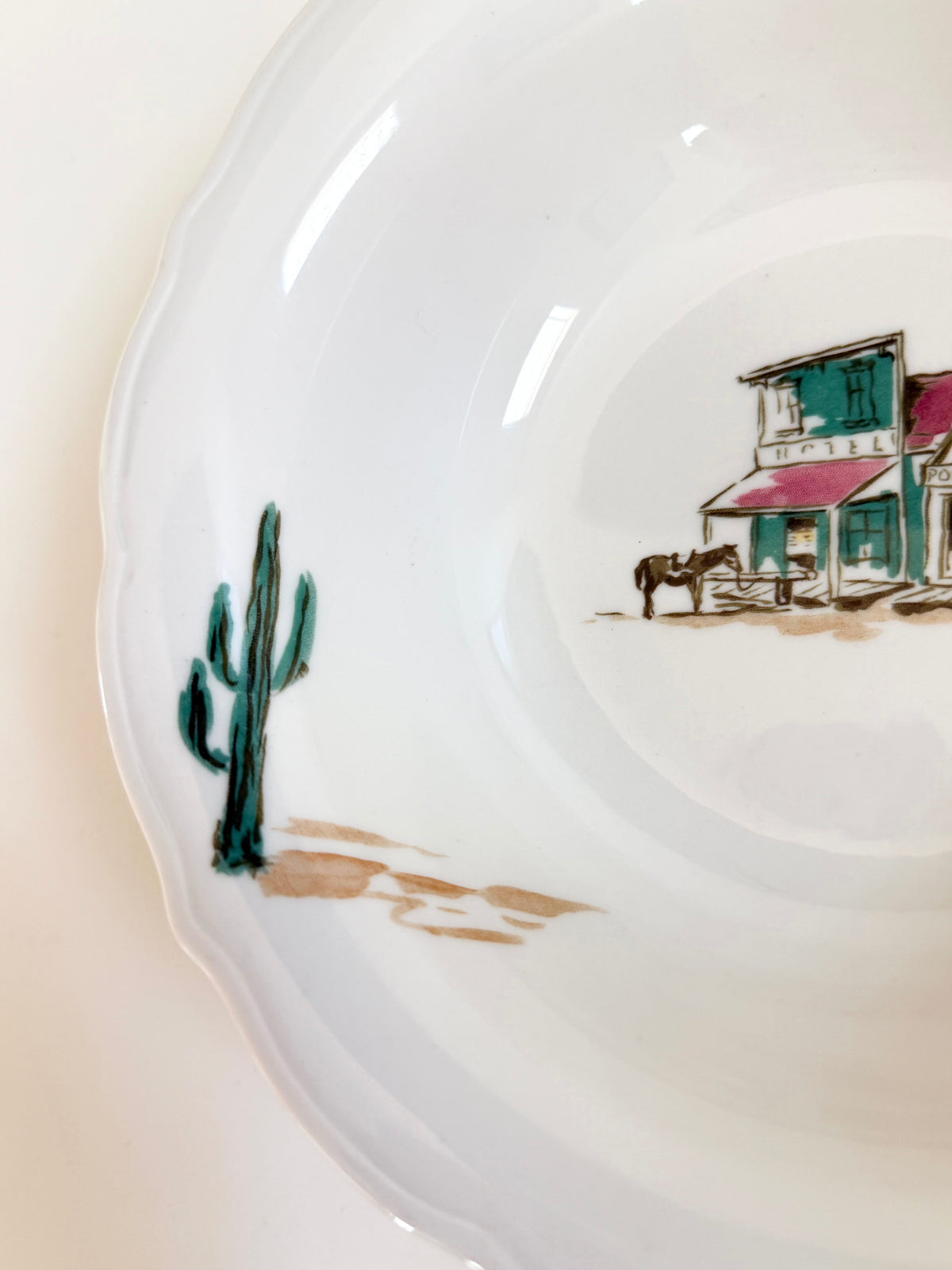 Vintage Syracuse China Sundown Western Serving Bowl – 1955