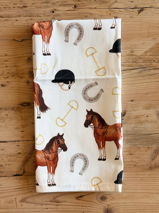 Equestrian Tea Towel