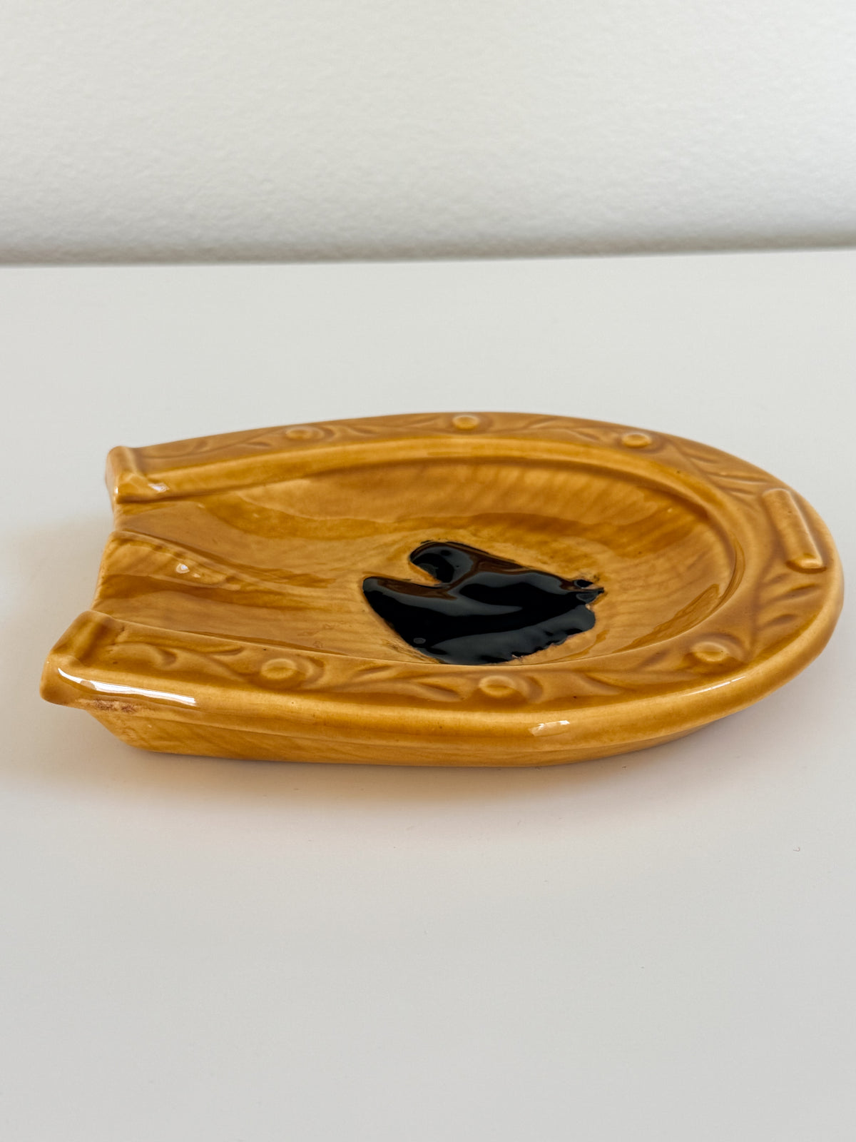 Vintage 1985 Horse Ashtray Trinket Dish