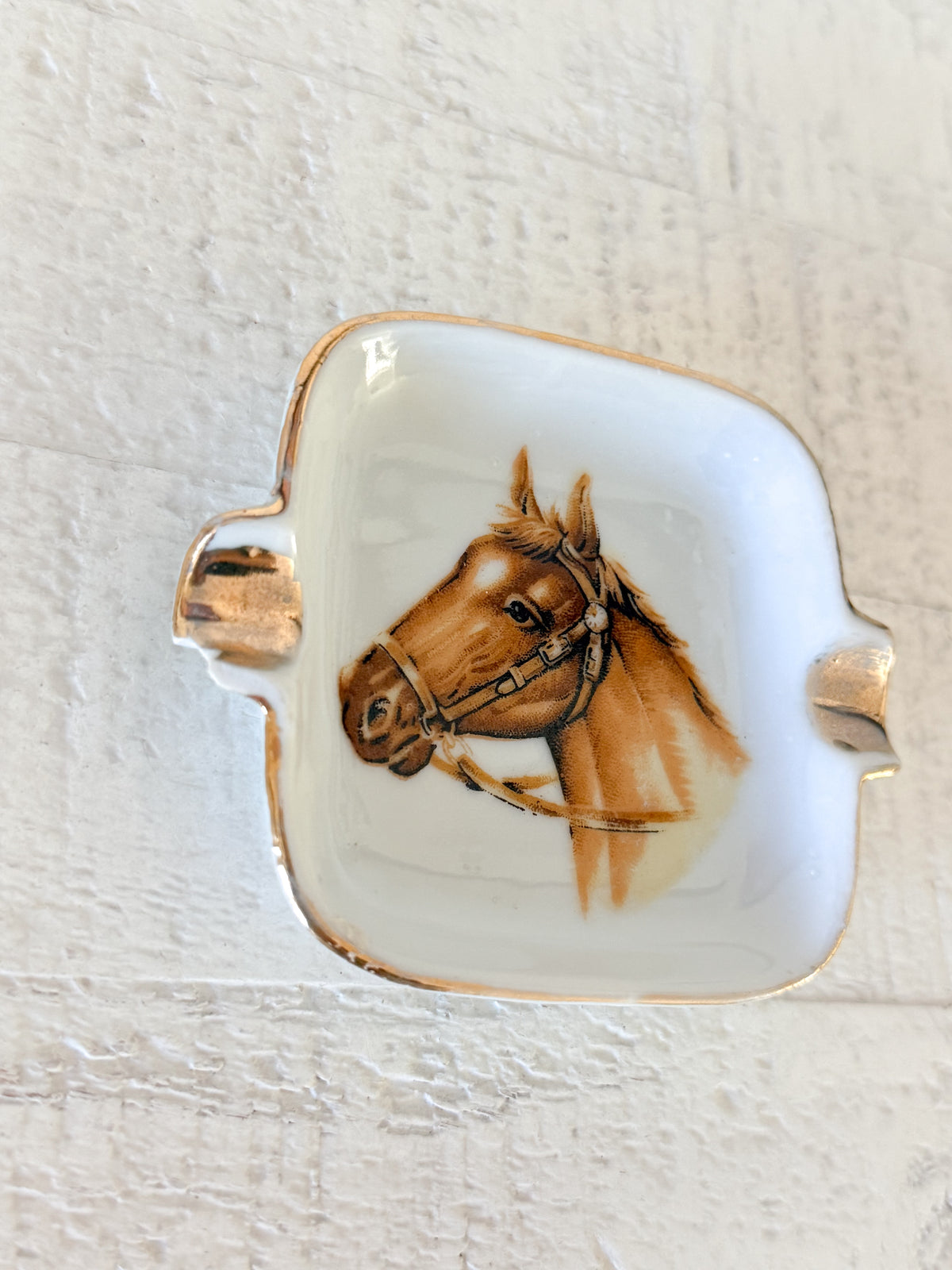 Vintage Horse Ring Dish (READ)