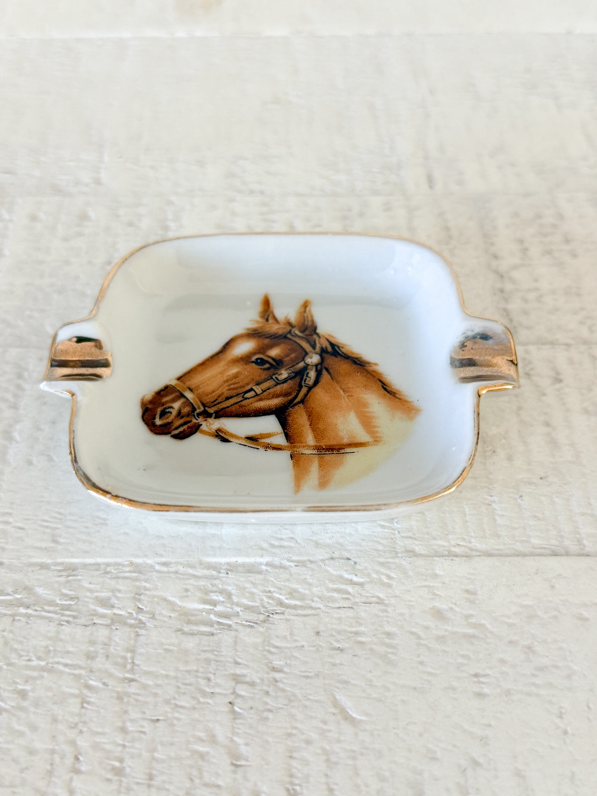 Vintage Horse Ring Dish (READ)