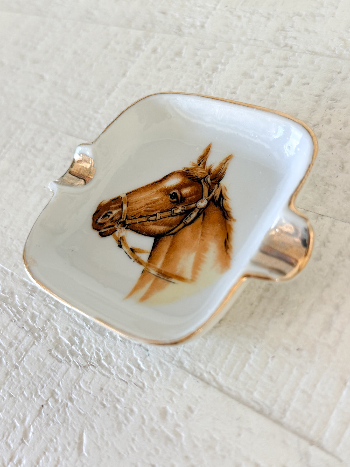 Vintage Horse Ring Dish (READ)
