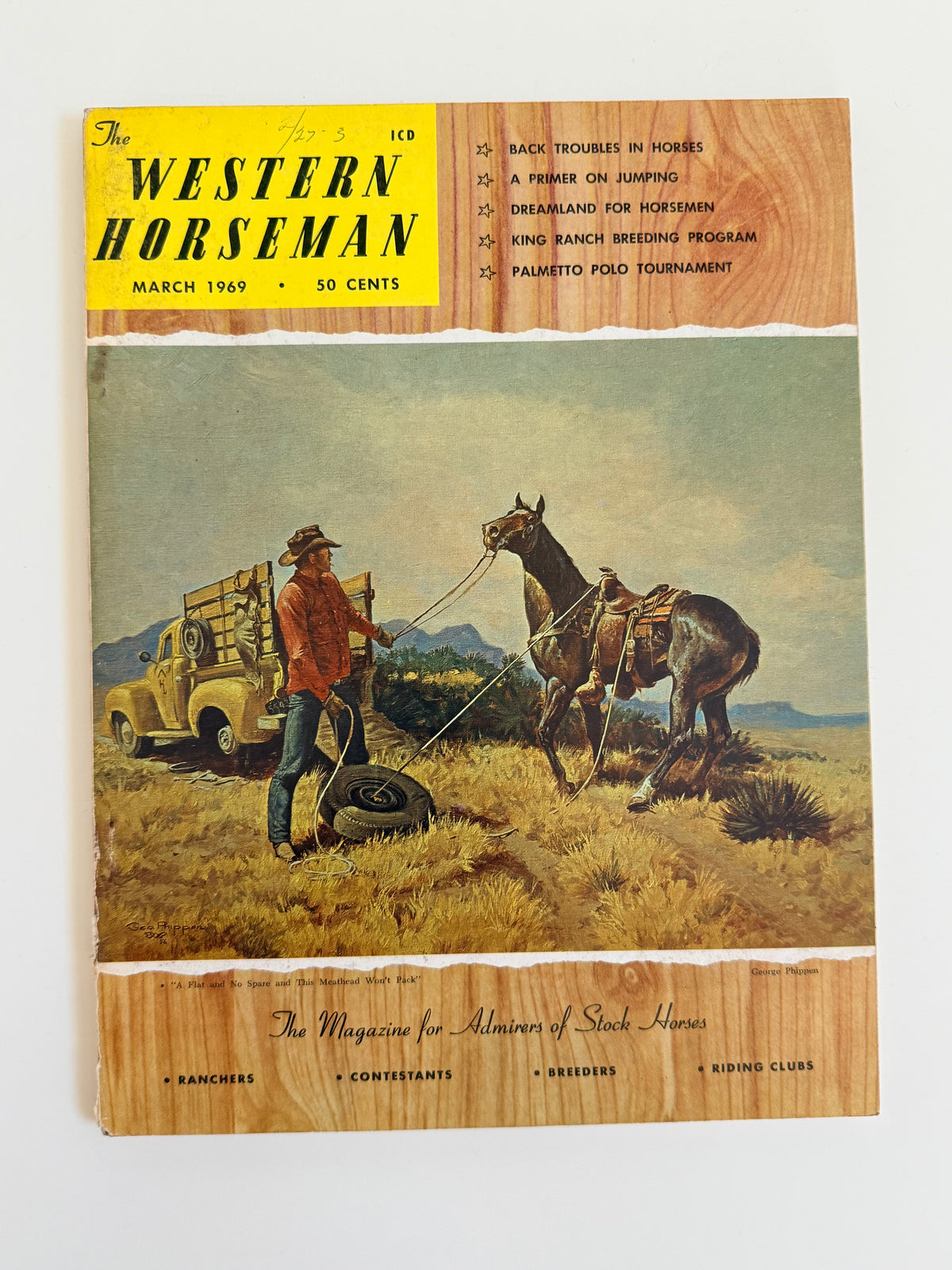 Vintage Western Horseman Magazine 1969