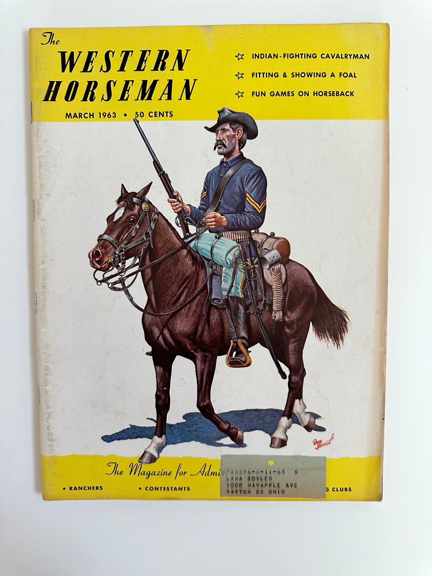 Vintage Western Horseman Magazine 1963