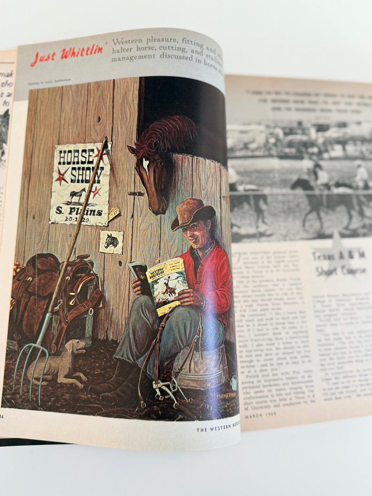Vintage Western Horseman Magazine 1969