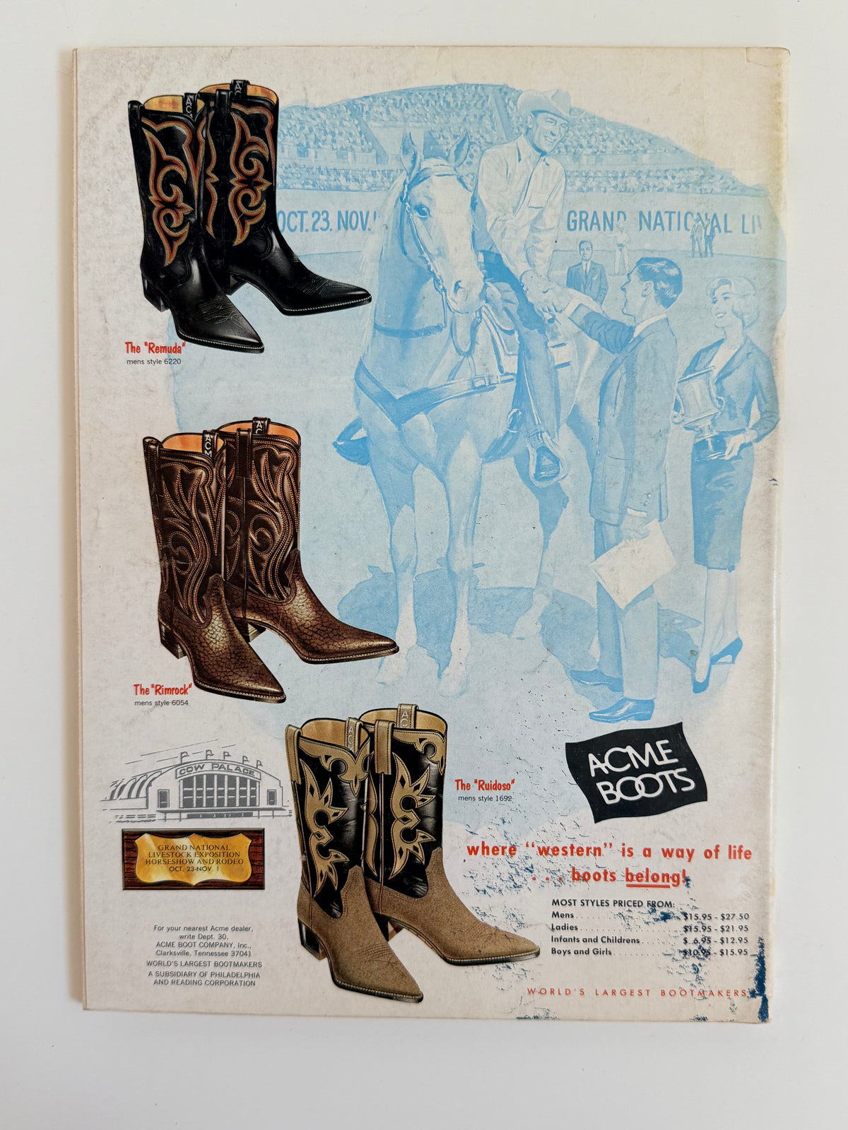 Vintage Western Horseman Magazine 1964