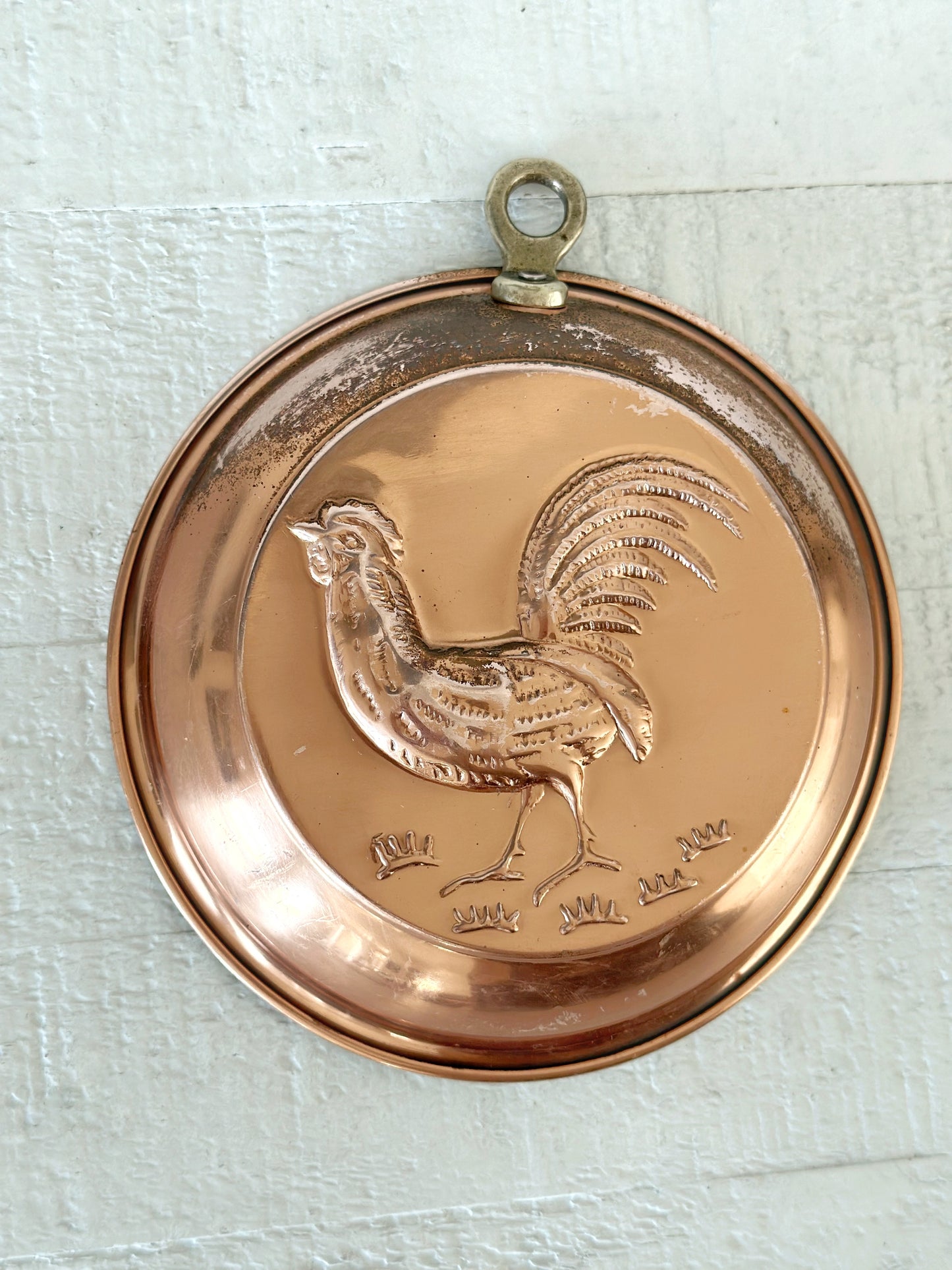 Vintage Copper Rooster  Mold