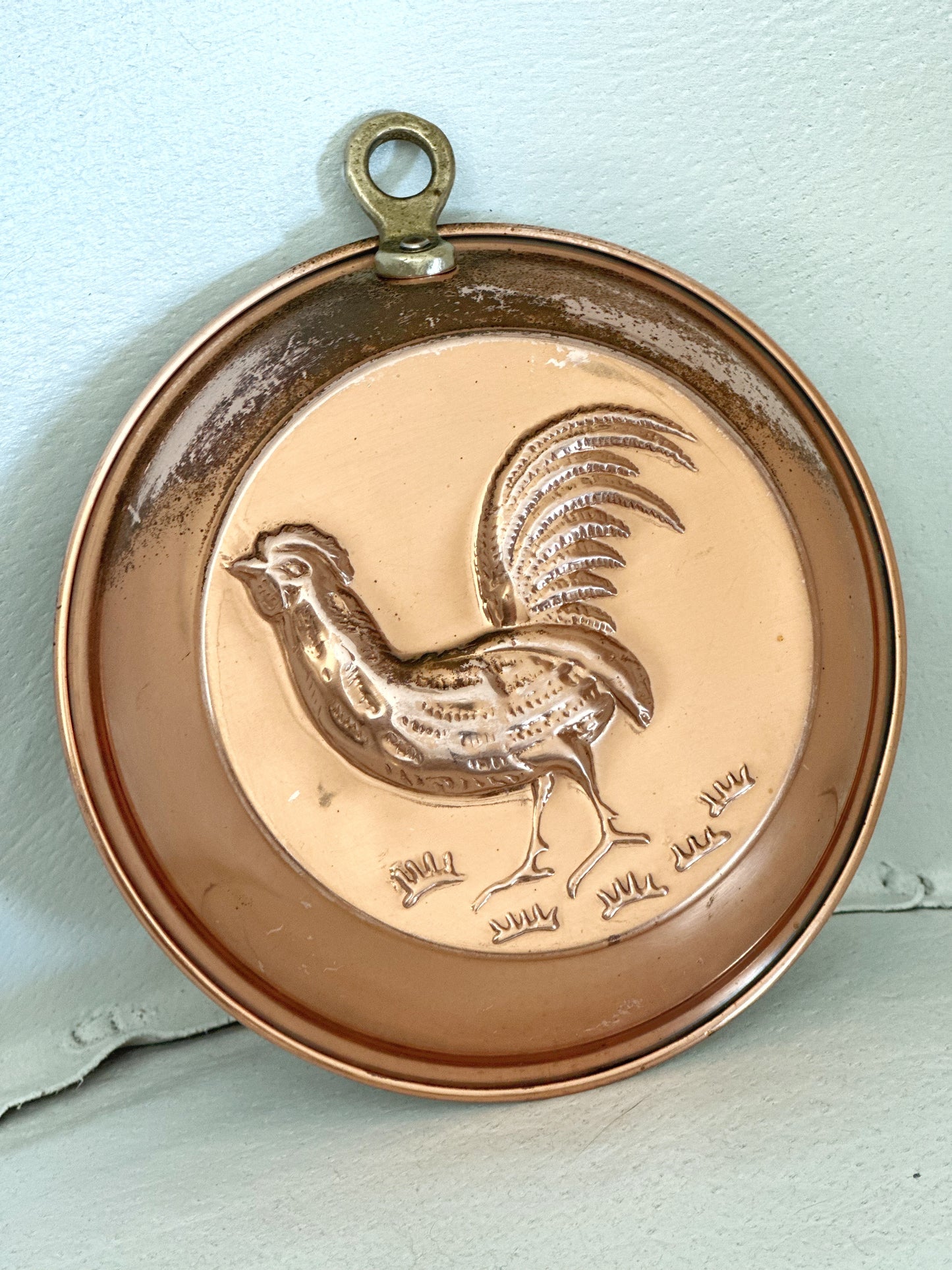 Vintage Copper Rooster  Mold