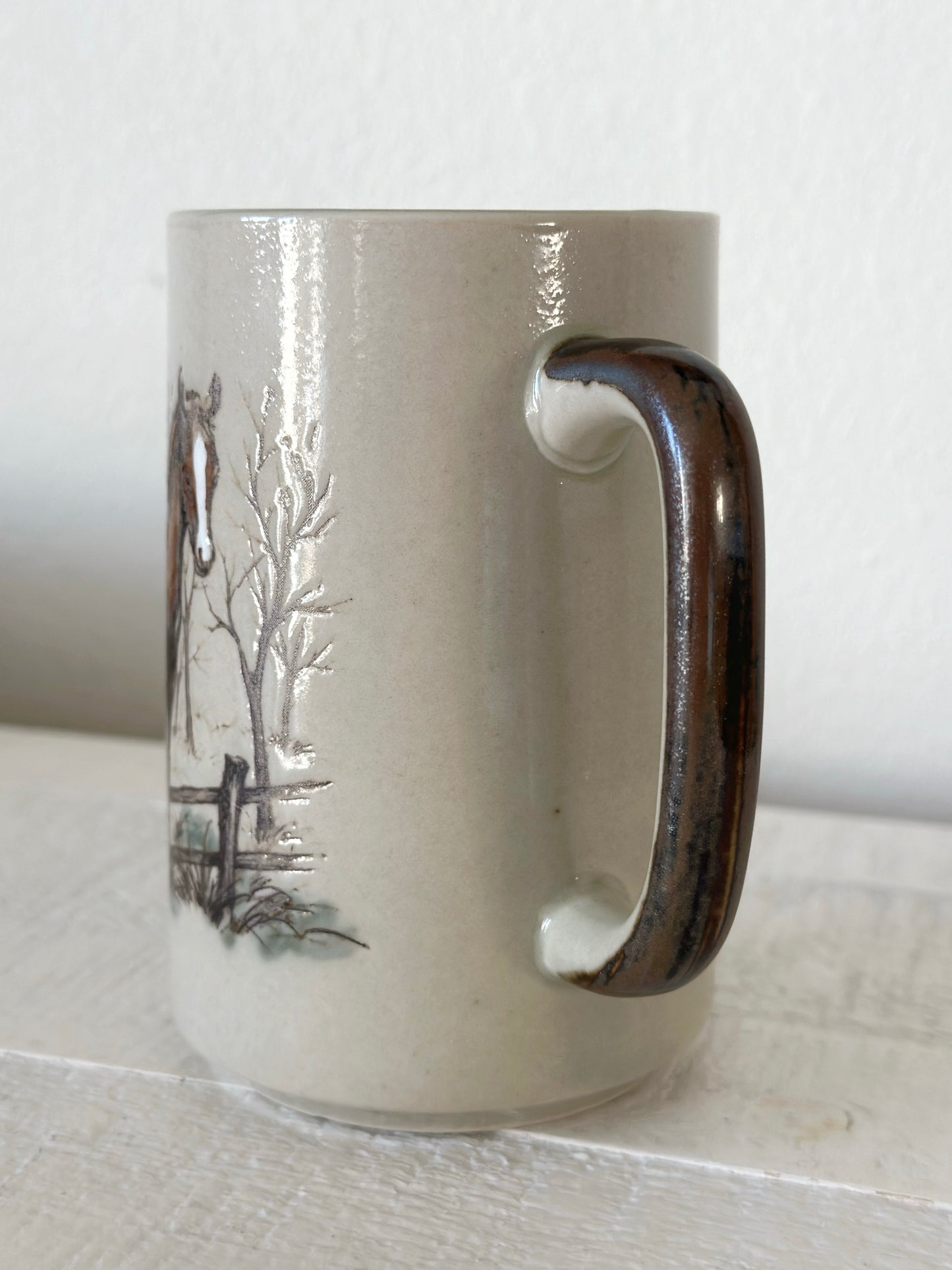 Vintage Horse Mug