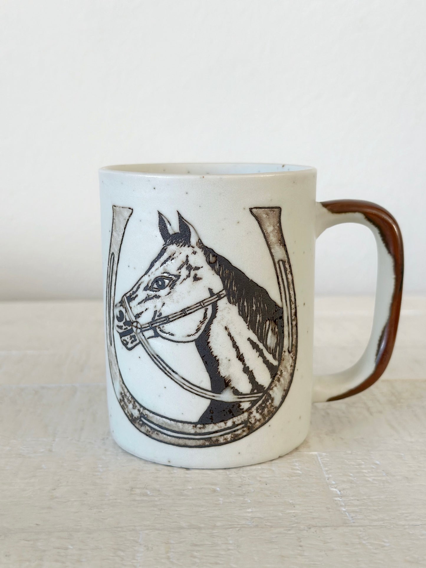 Vintage Boots and Horse Mug