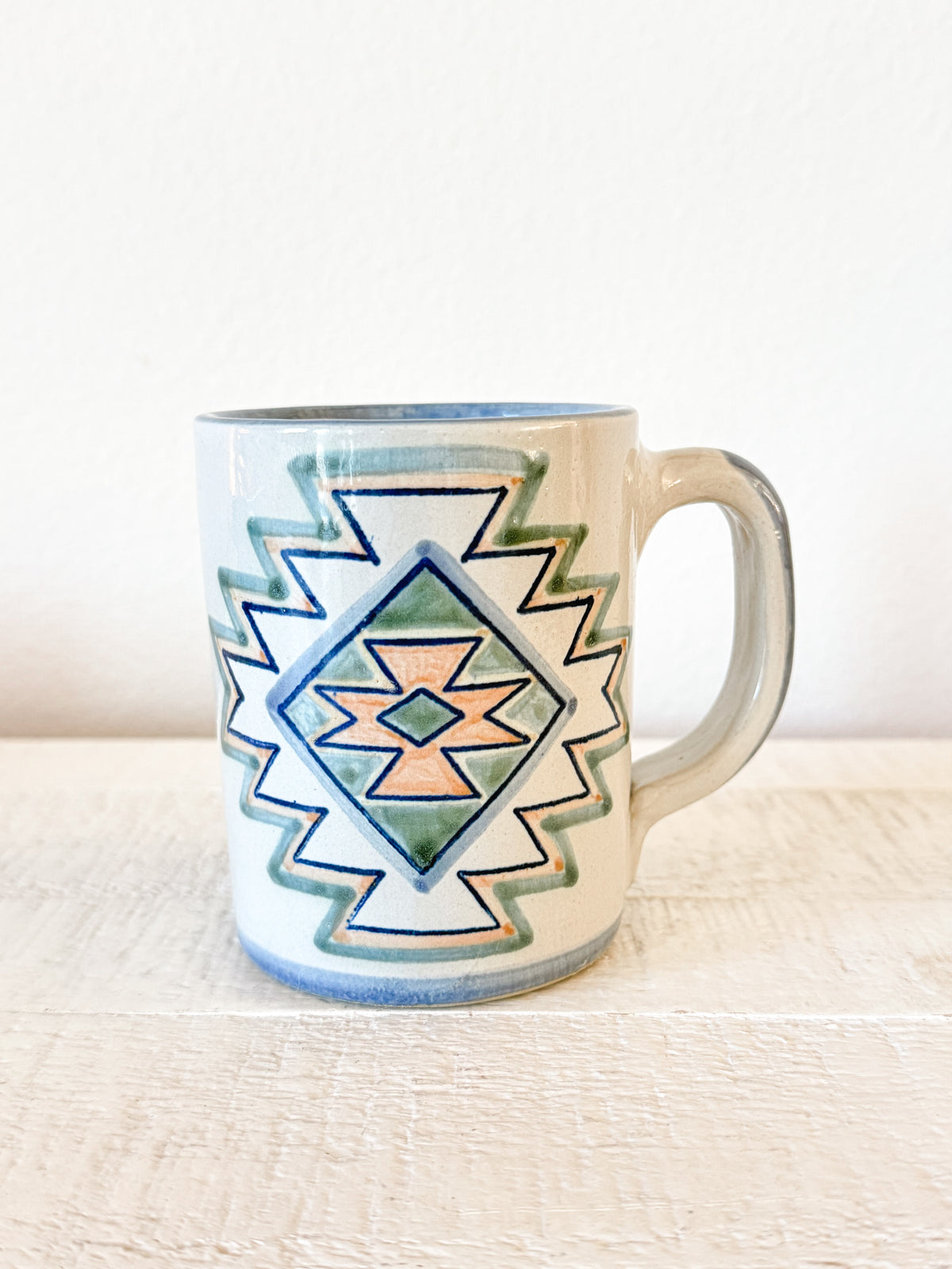 Vintage Louisville Stoneware Southwest Pottery Mug
