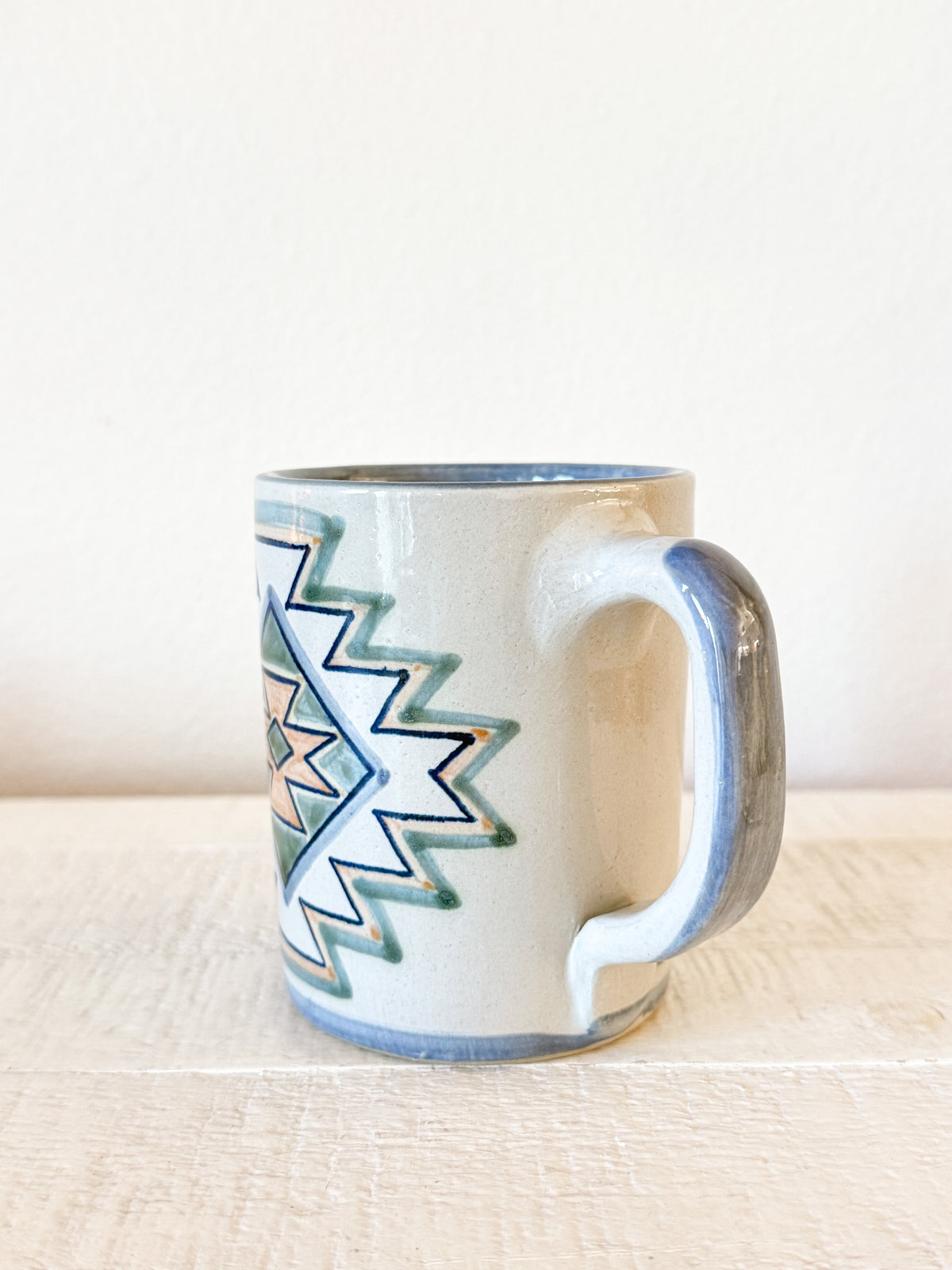 Vintage Louisville Stoneware Southwest Pottery Mug