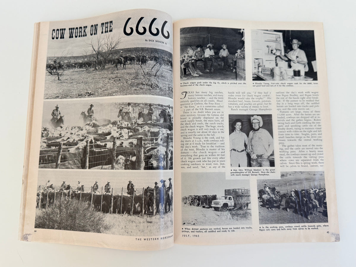 Vintage Western Horseman Magazine 1965