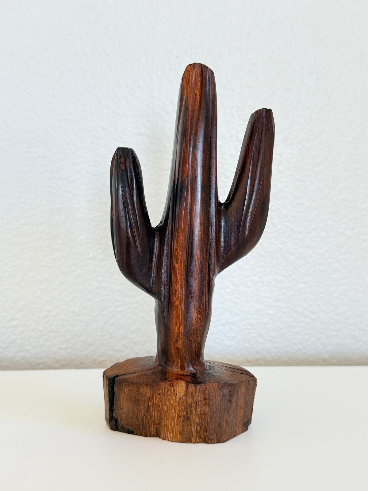 Hand Carved Ironwood Saguaro Cactus