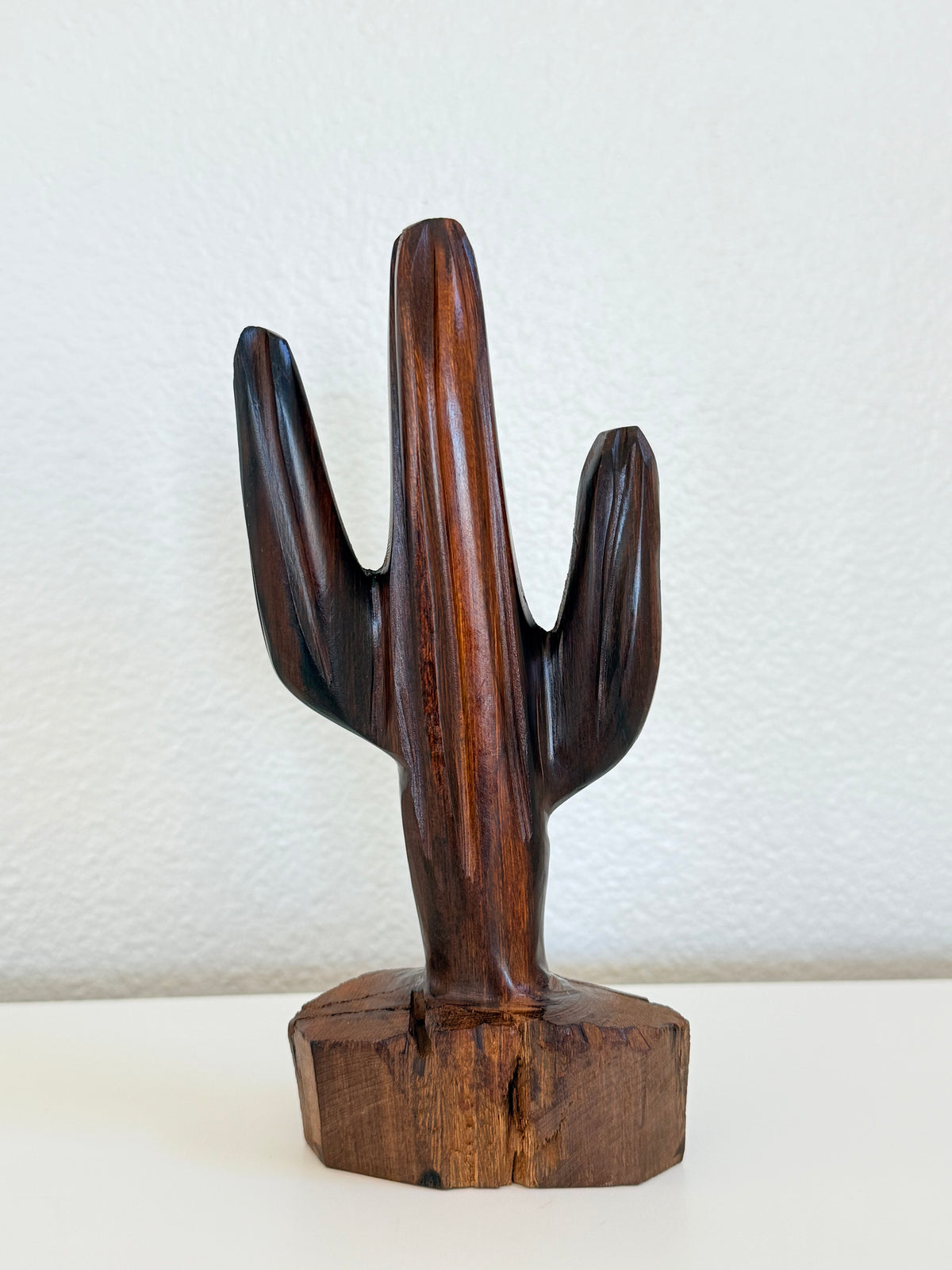 Hand Carved Ironwood Saguaro Cactus